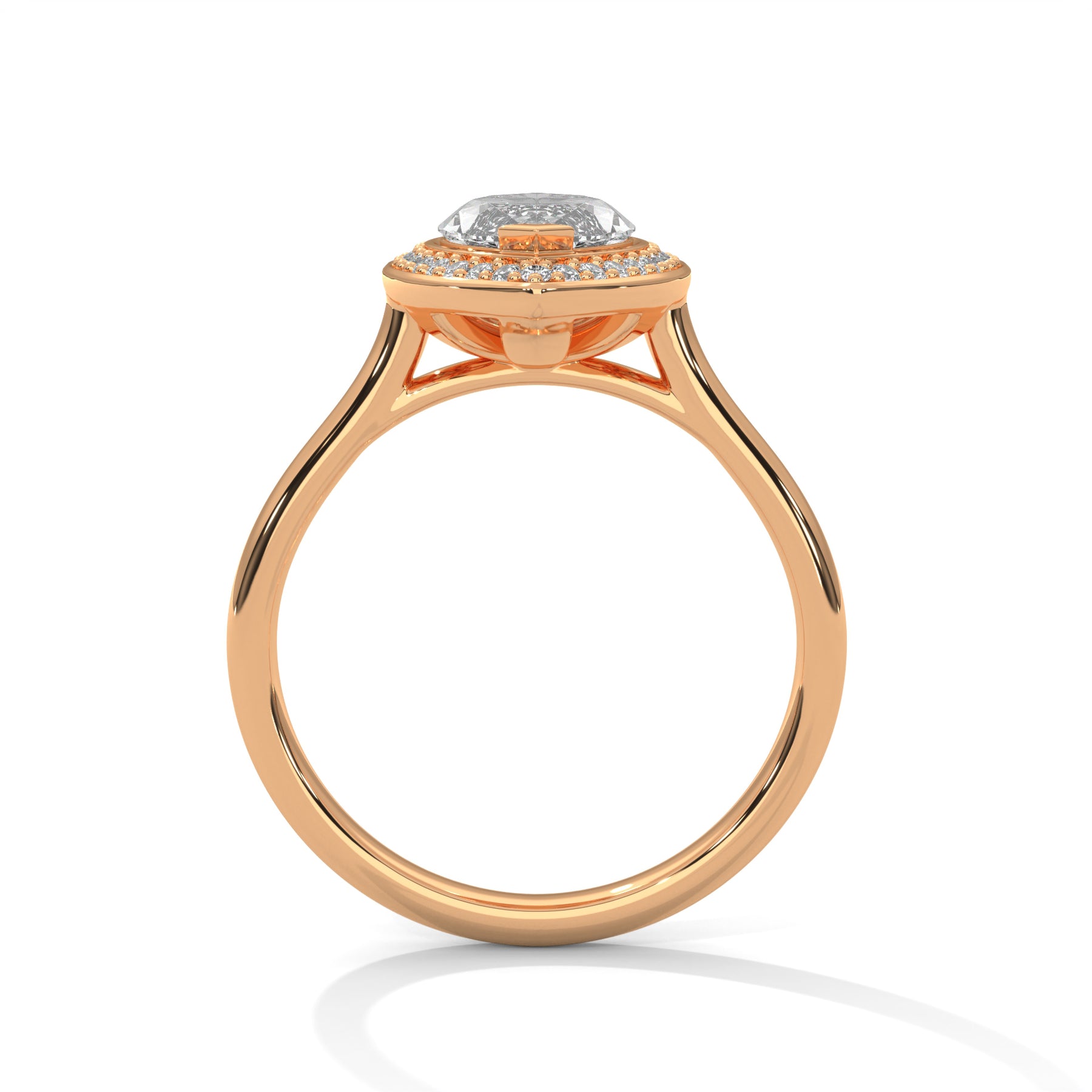 14K Rose Gold 18K Rose Gold Marquise