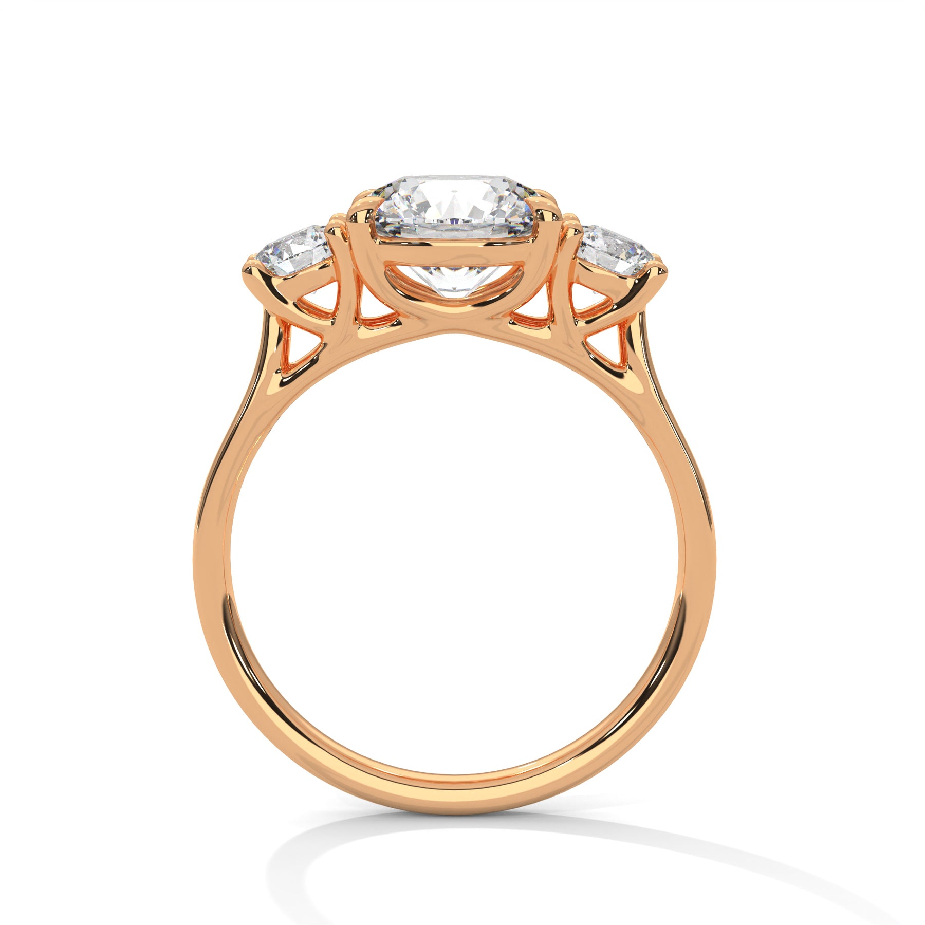 14K Rose Gold 18K Rose Gold Round