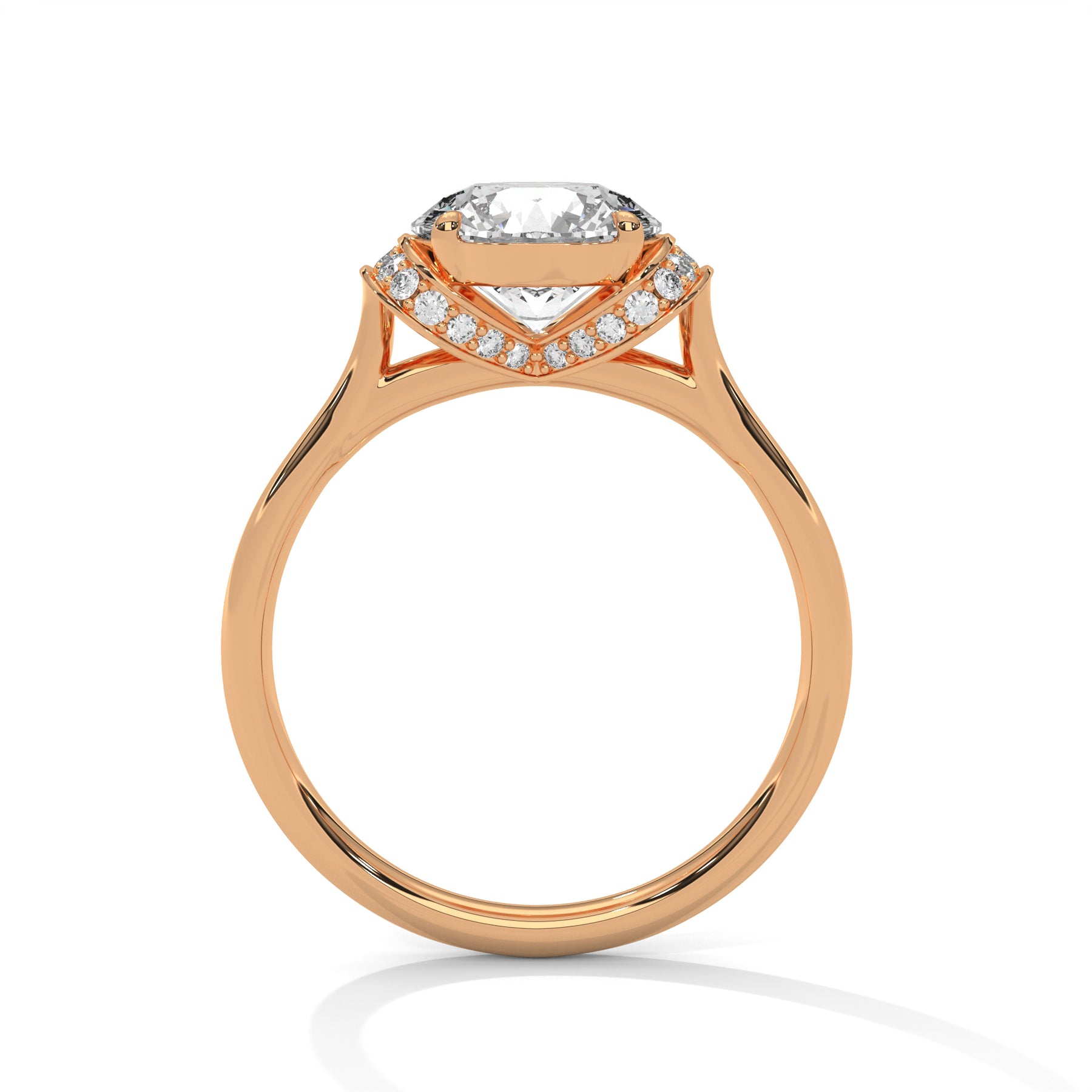 14K Rose Gold 18K Rose Gold Round