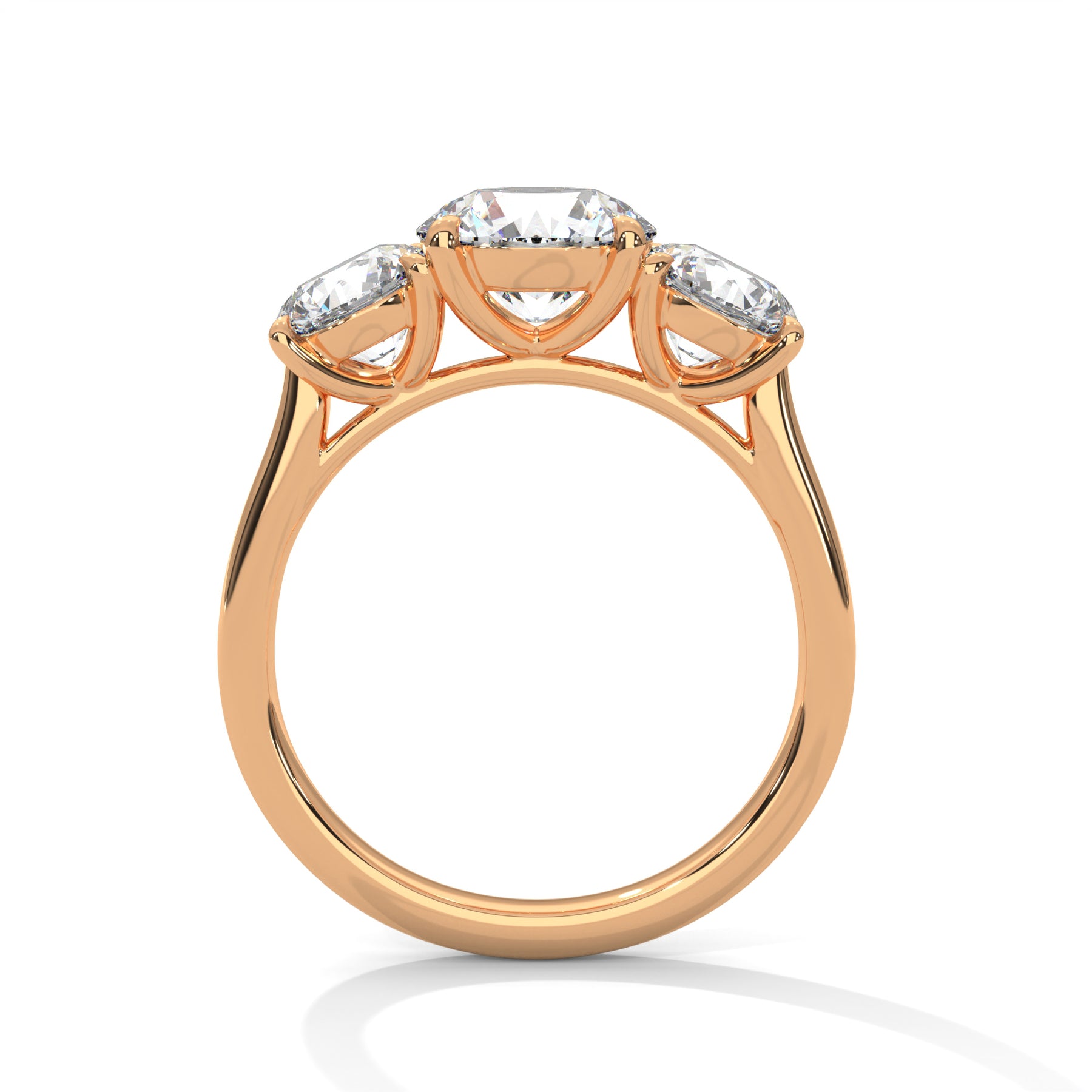 14K Rose Gold 18K Rose Gold Round