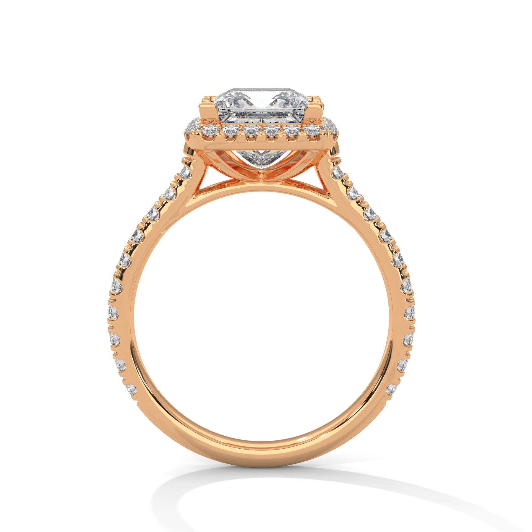14K Rose Gold 18K Rose Gold Princess