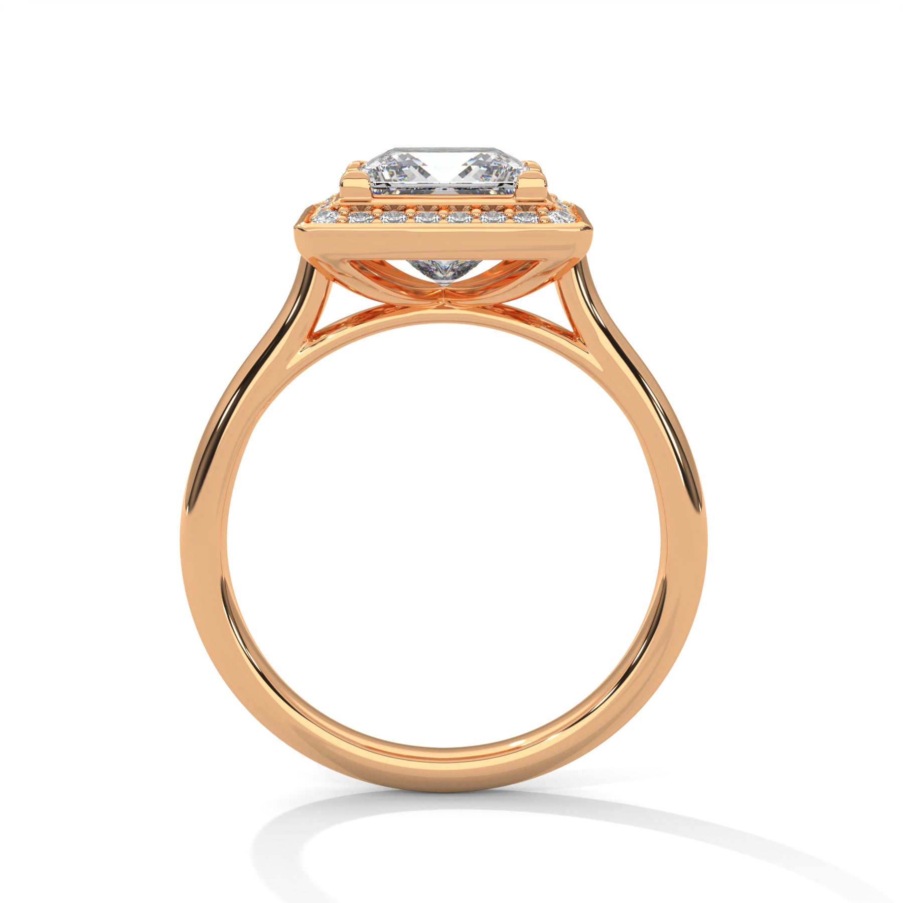14K Rose Gold 18K Rose Gold Princess