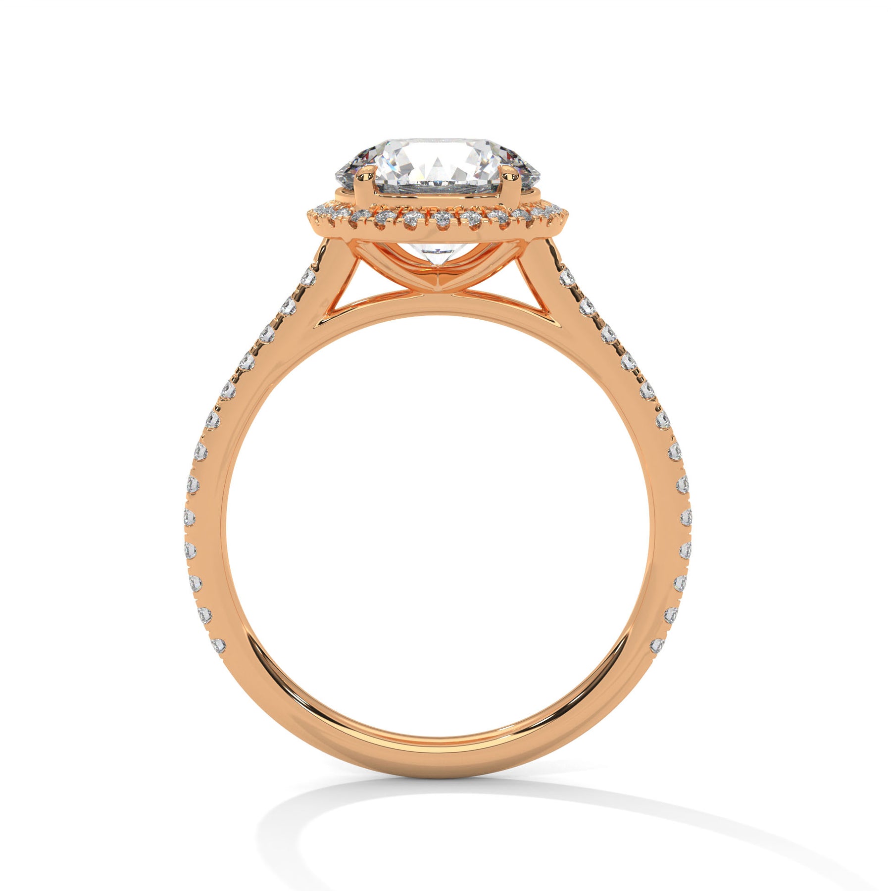 14K Rose Gold 18K Rose Gold Round