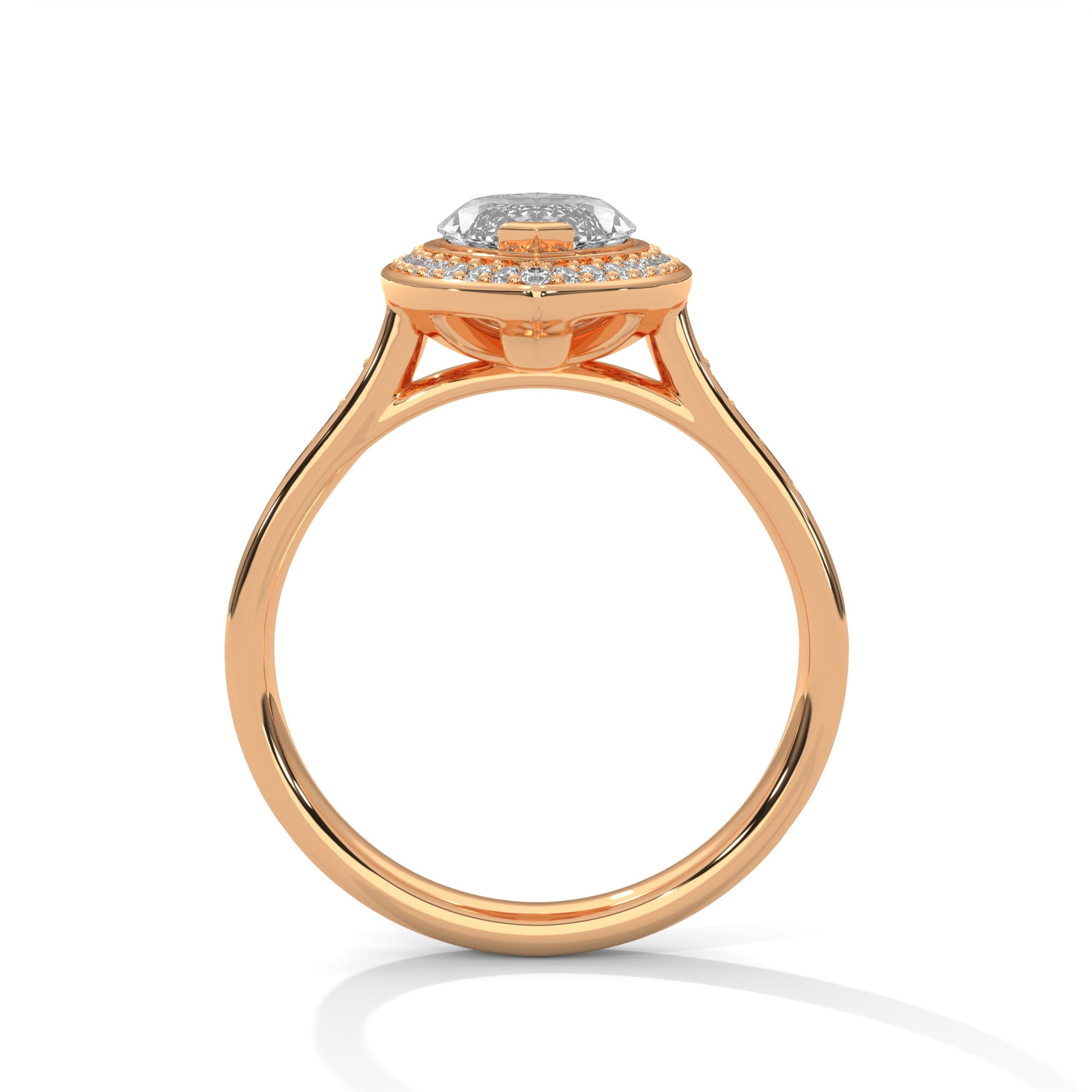 14K Rose Gold 18K Rose Gold Marquise
