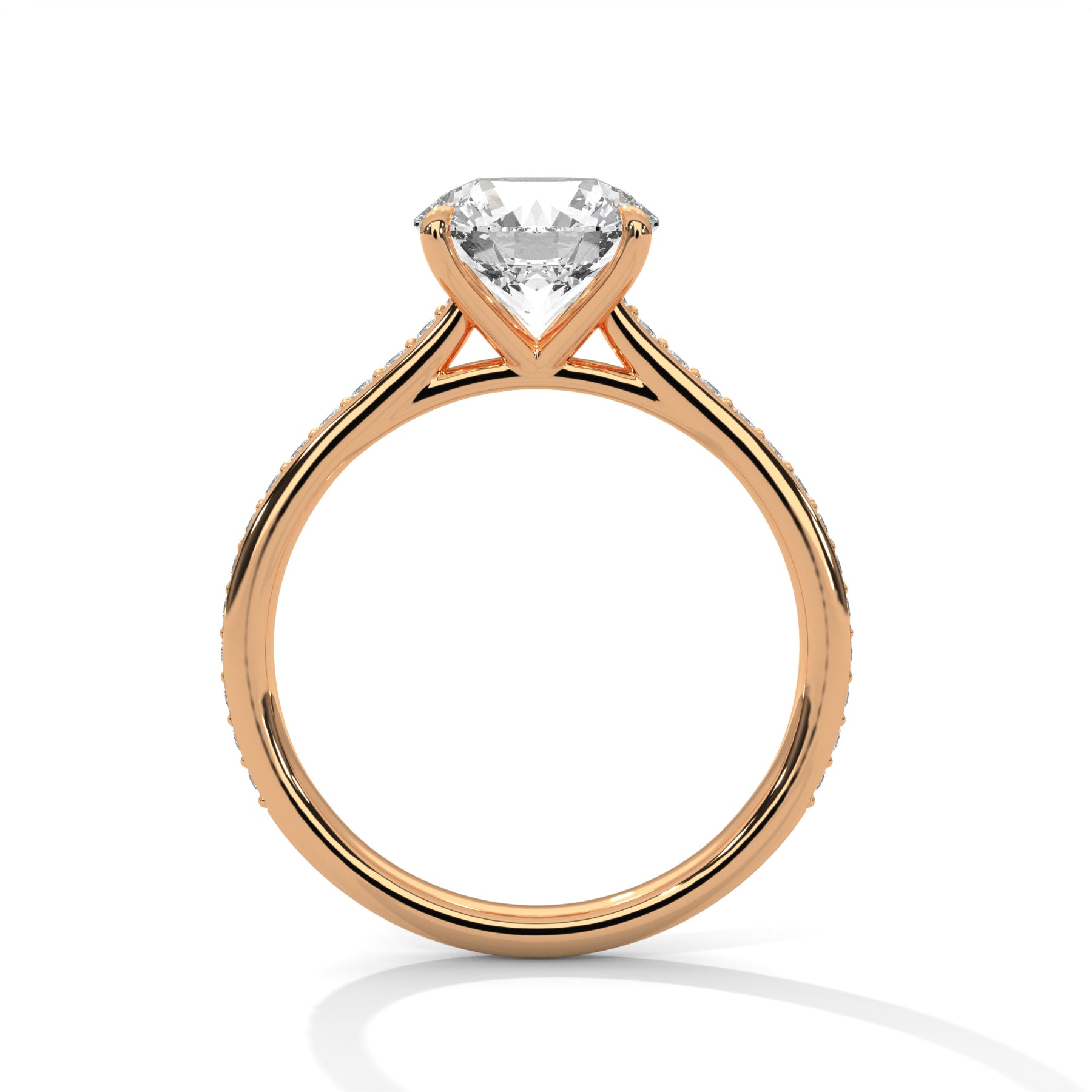 14K Rose Gold 18K Rose Gold Round