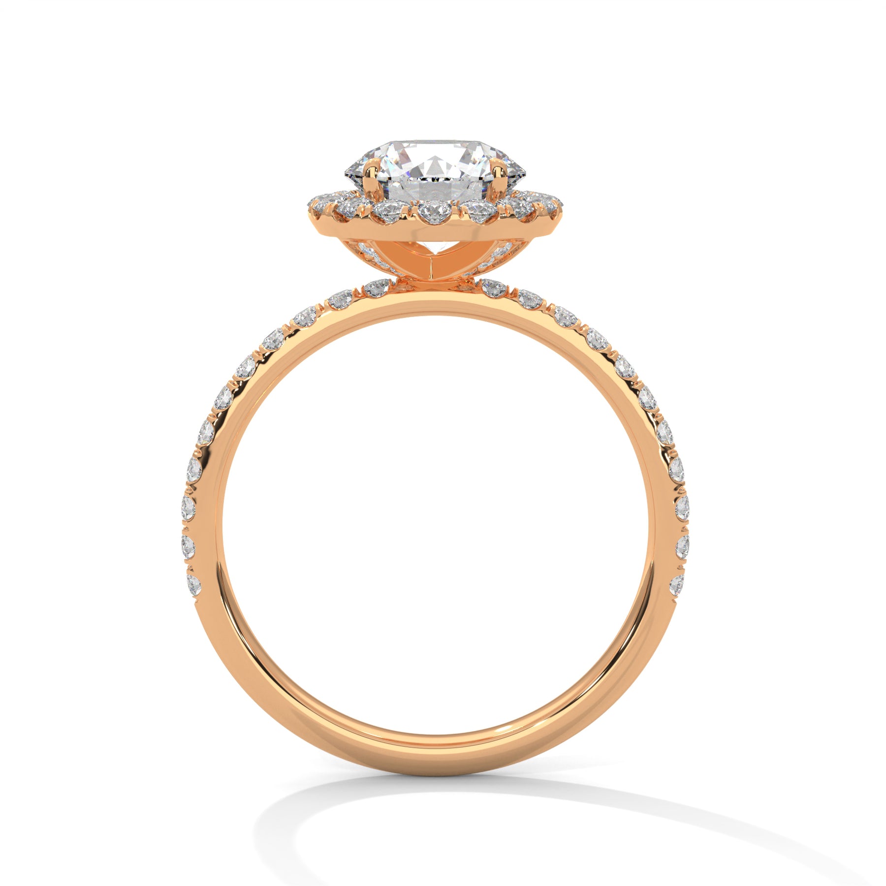 14K Rose Gold 18K Rose Gold Round