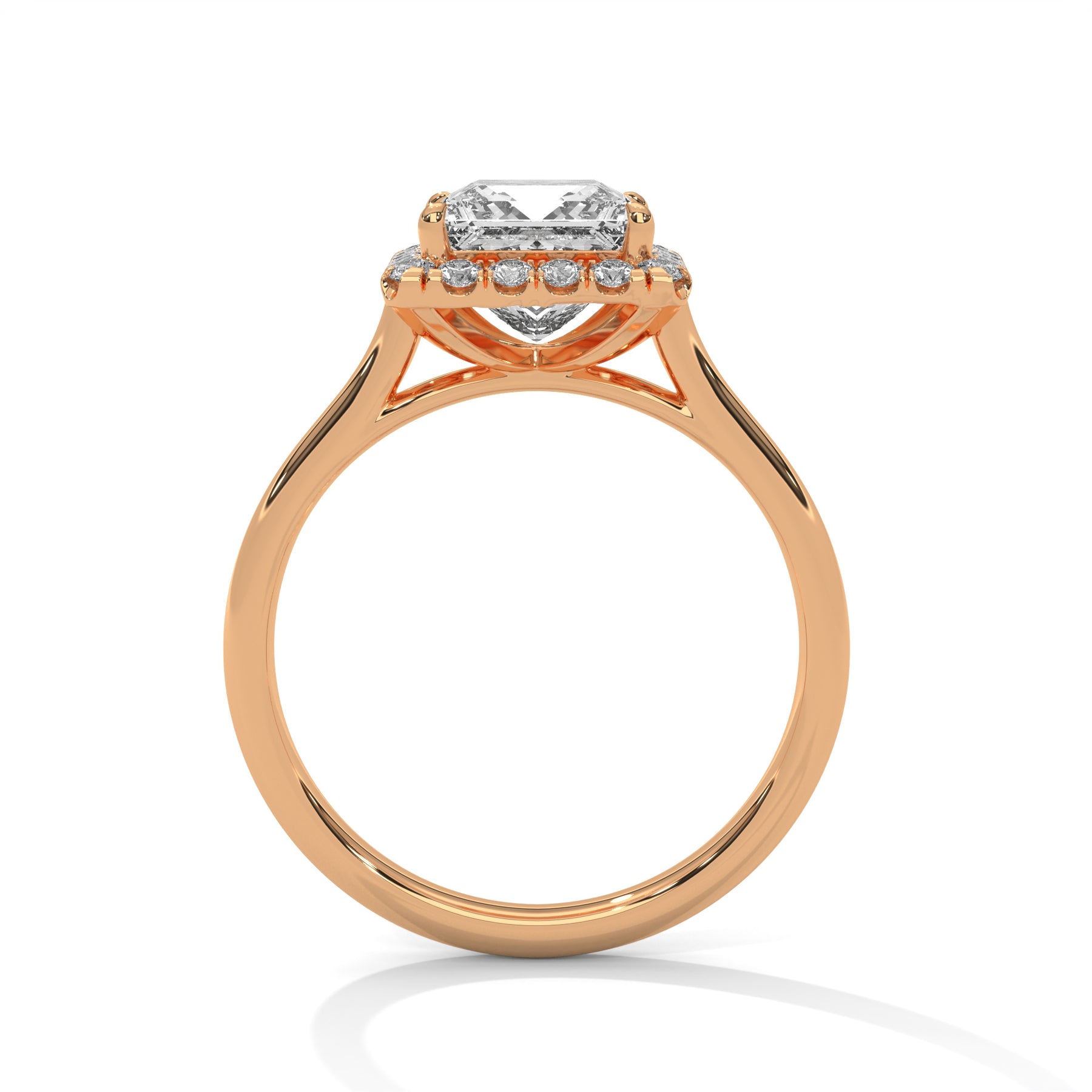 14K Rose Gold 18K Rose Gold Princess