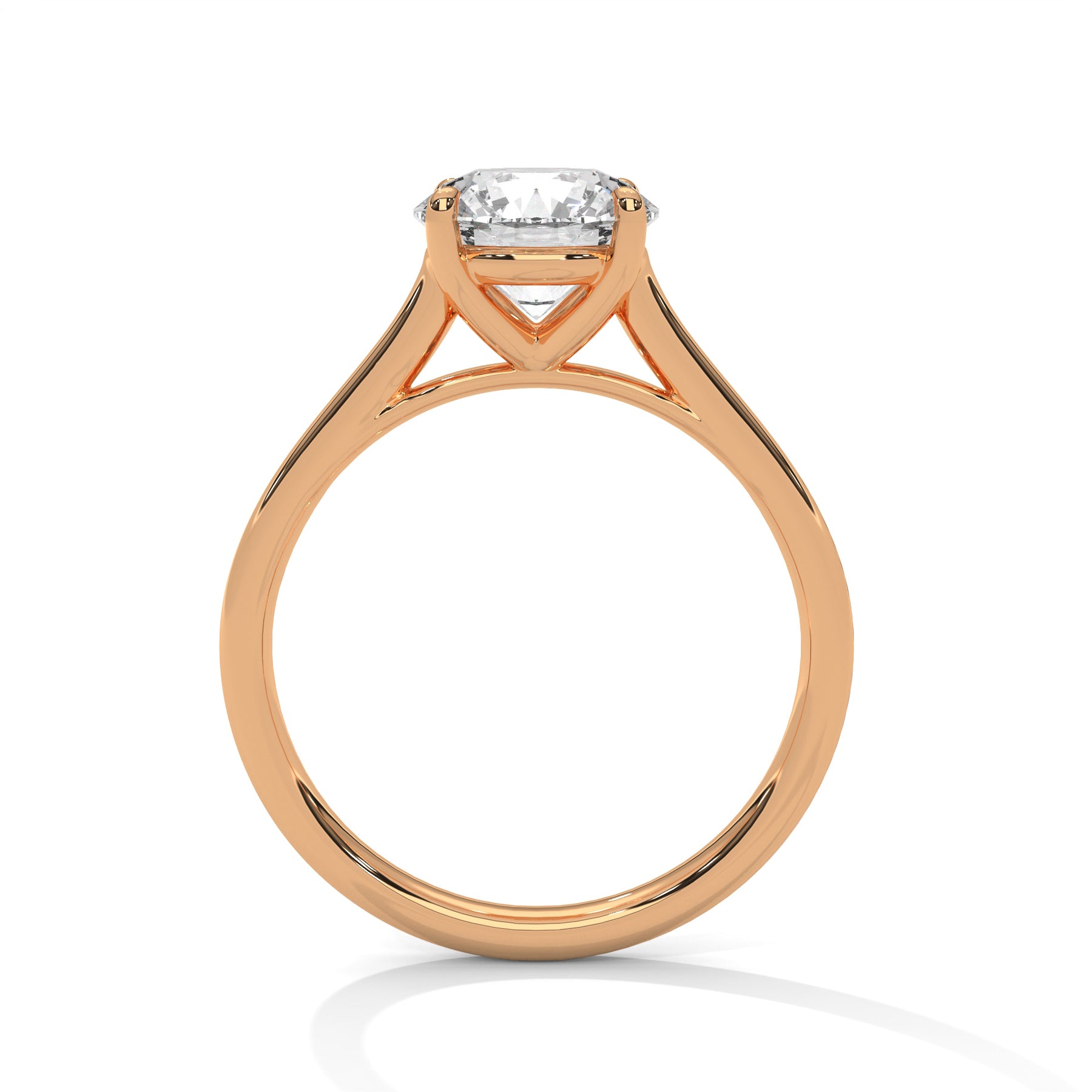14K Rose Gold 18K Rose Gold Round