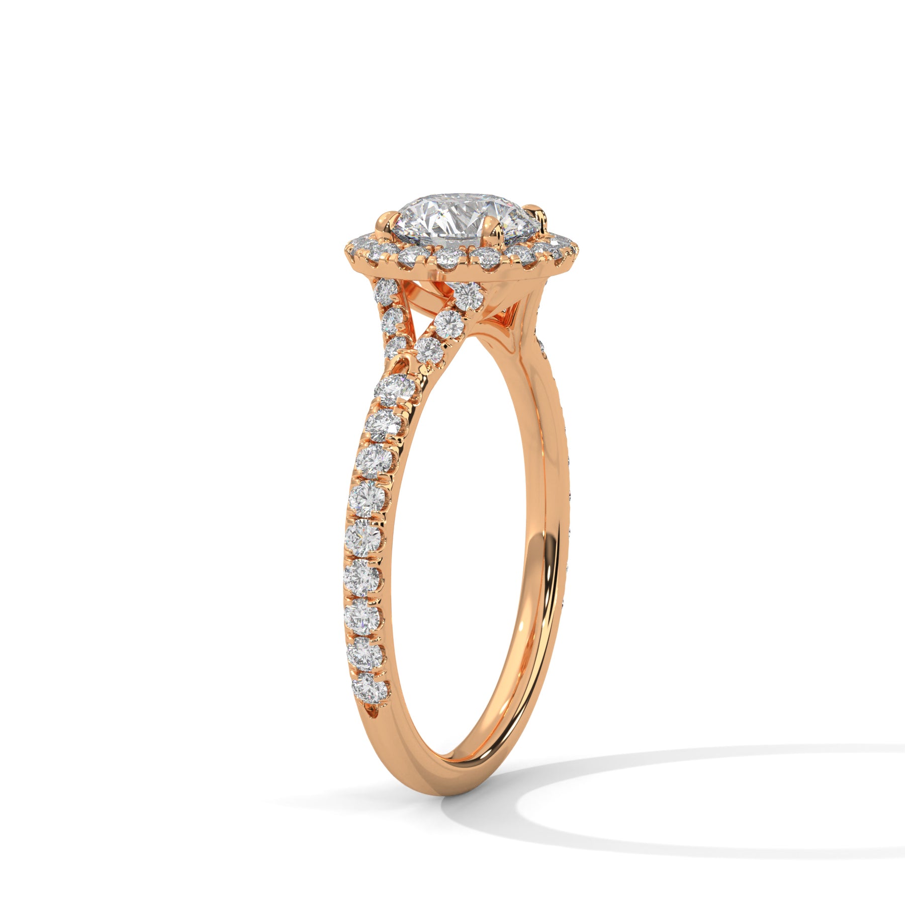 14K Rose Gold 18K Rose Gold Round