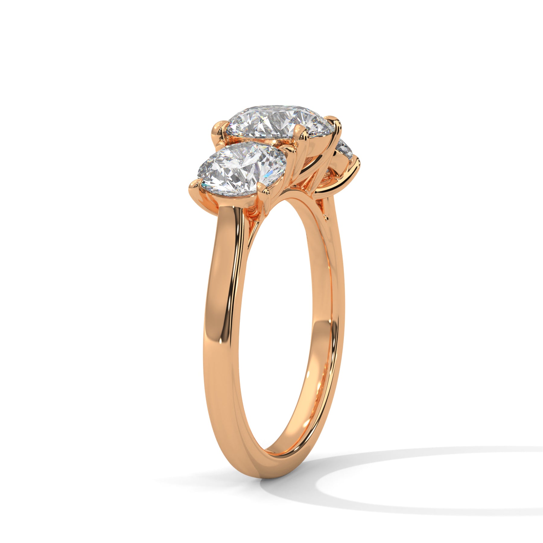 14K Rose Gold 18K Rose Gold Round