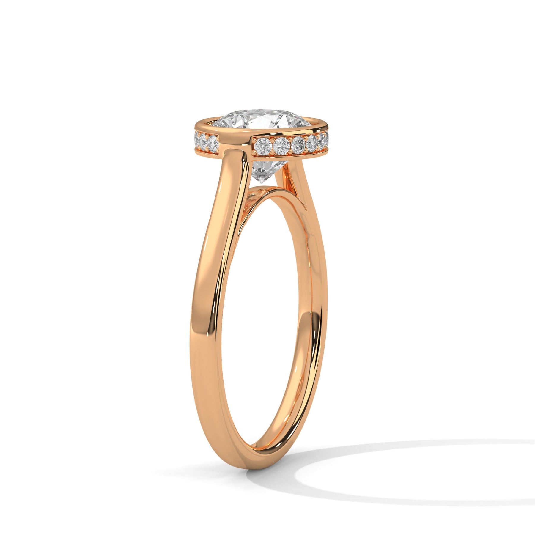 14K Rose Gold 18K Rose Gold Round