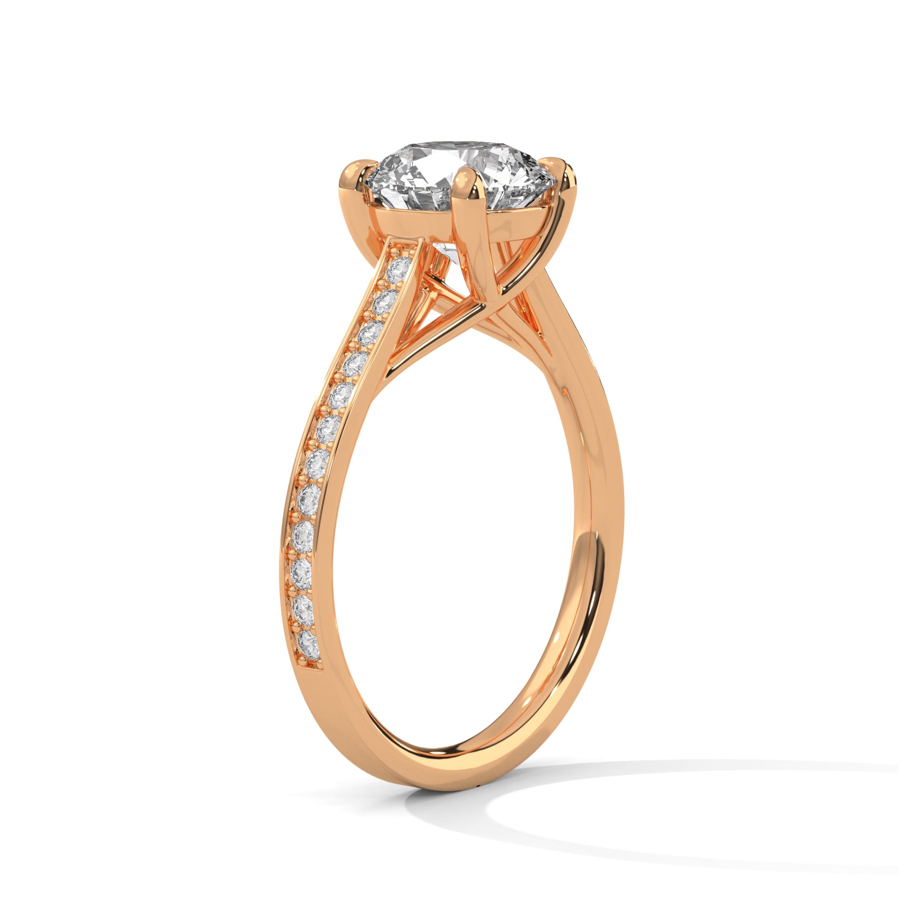 14K Rose Gold 18K Rose Gold Round