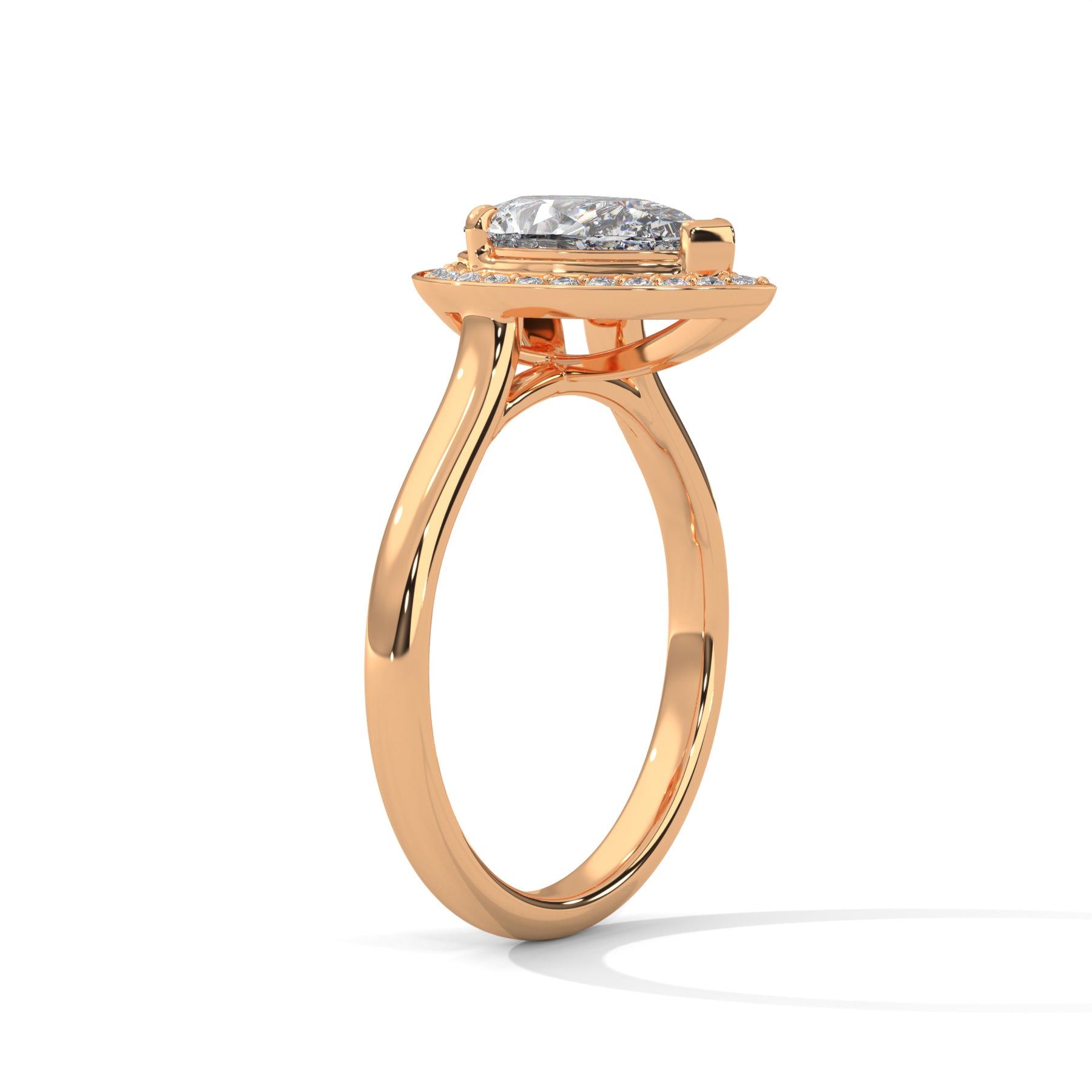 14K Rose Gold 18K Rose Gold Pear