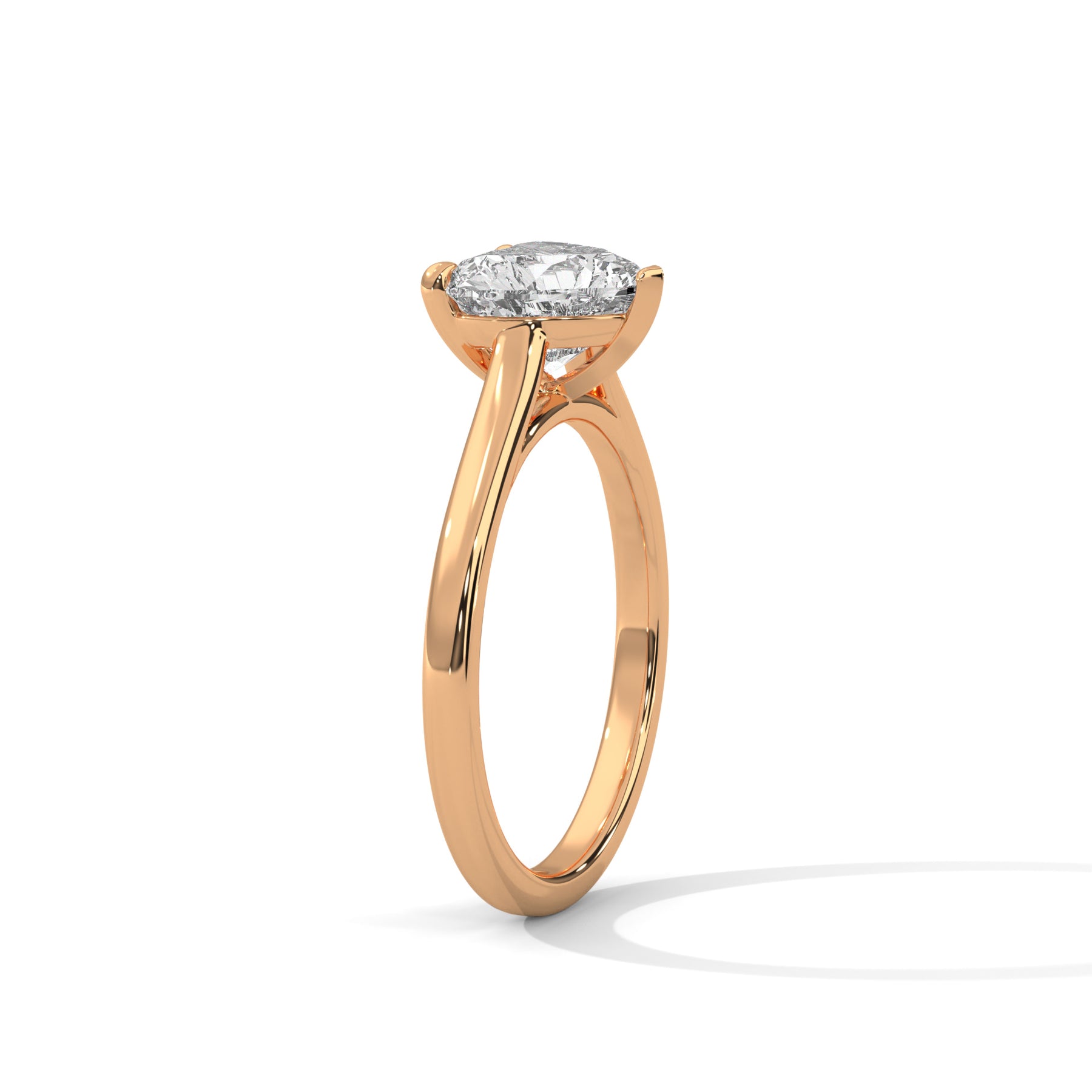14K Rose Gold 18K Rose Gold Heart