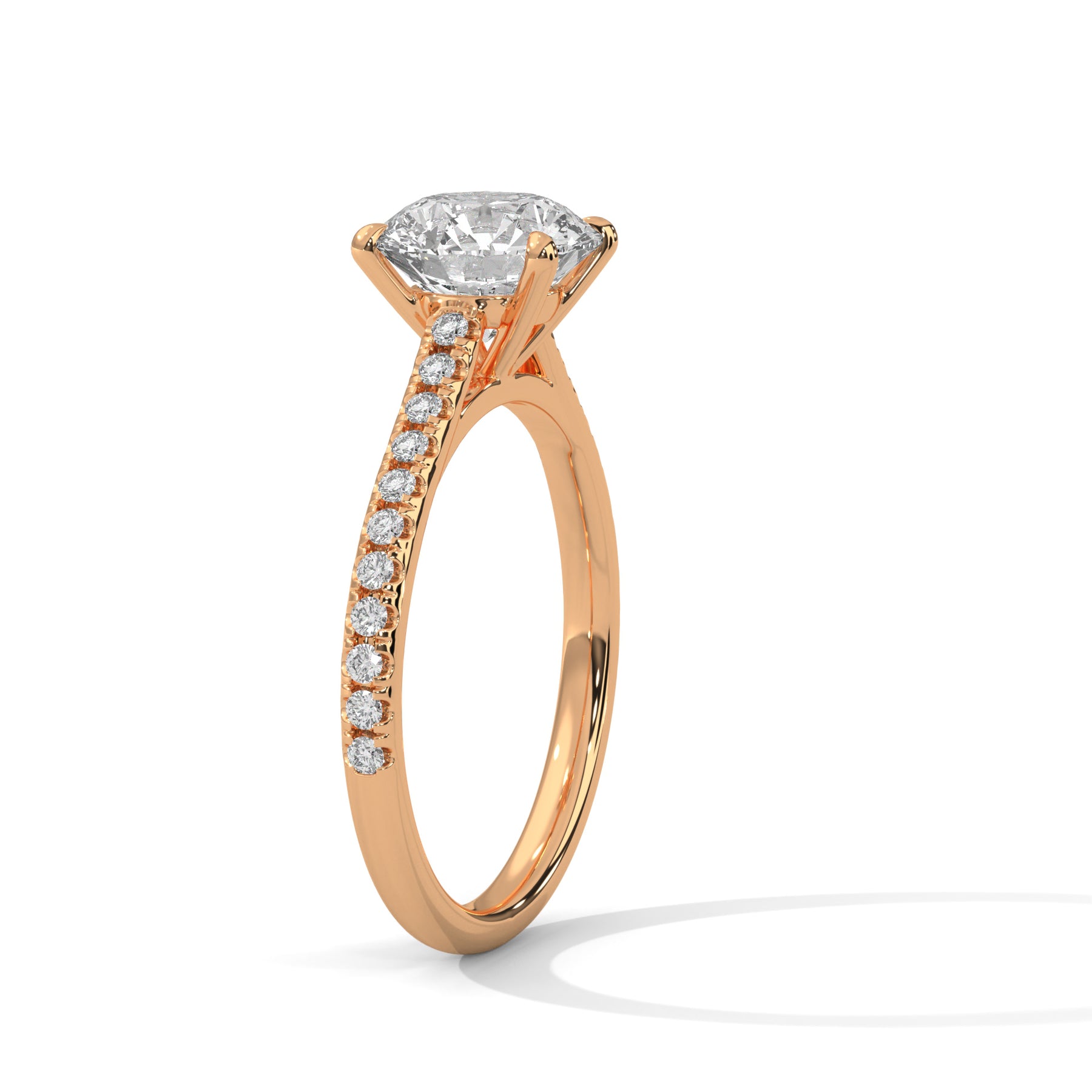 14K Rose Gold 18K Rose Gold Round
