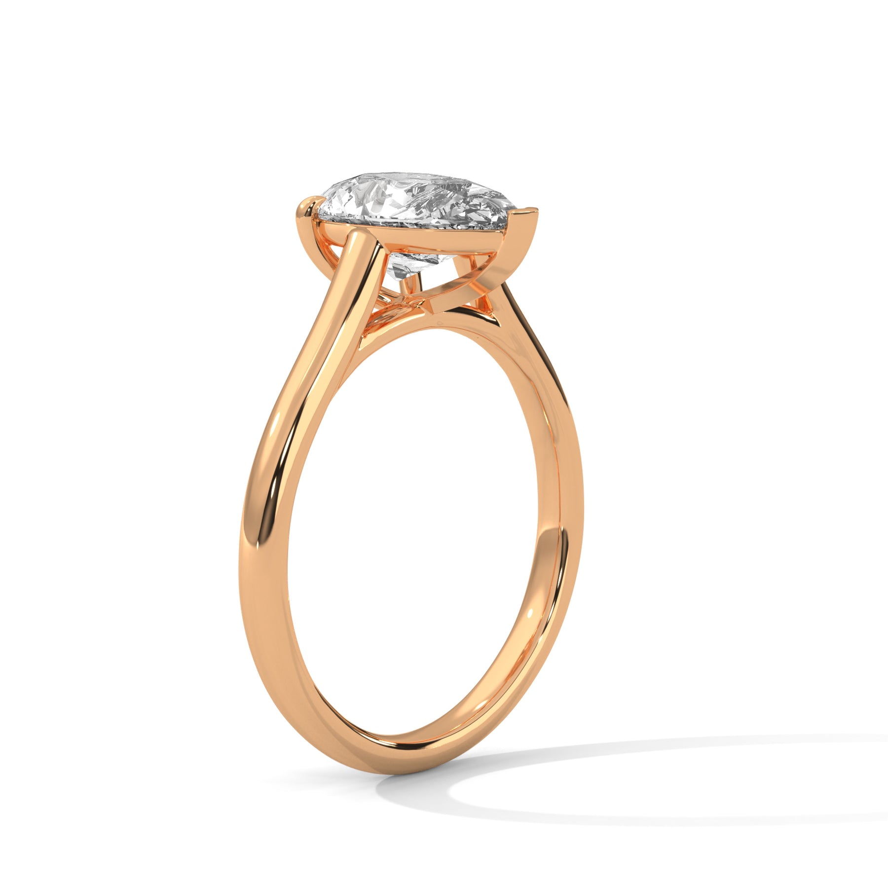 14K Rose Gold 18K Rose Gold Pear