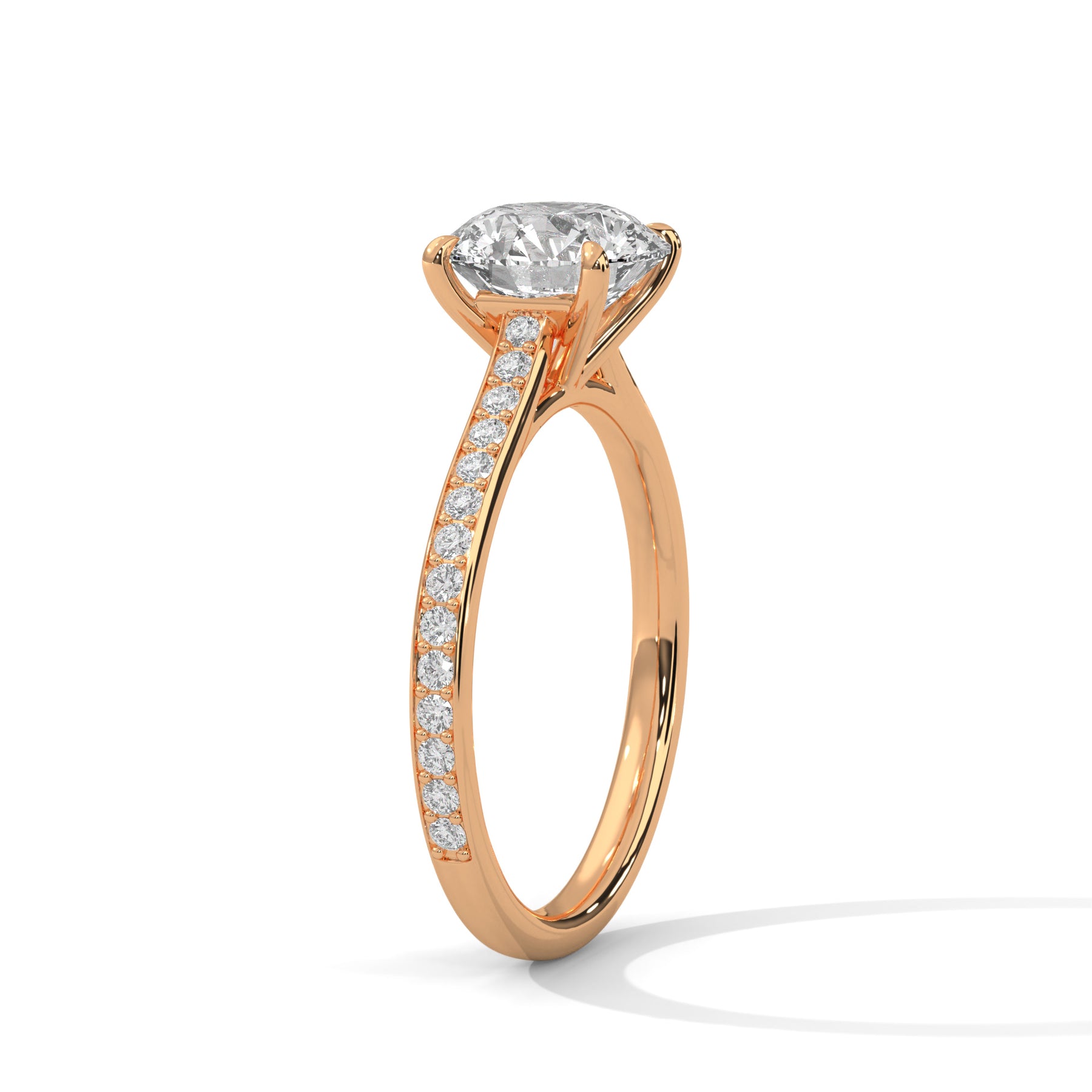 14K Rose Gold 18K Rose Gold Round
