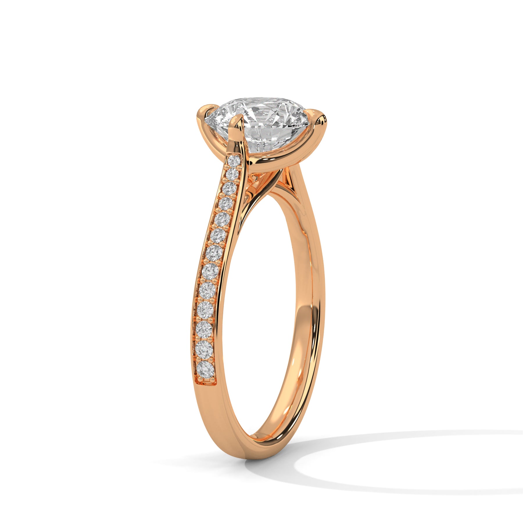 14K Rose Gold 18K Rose Gold Round