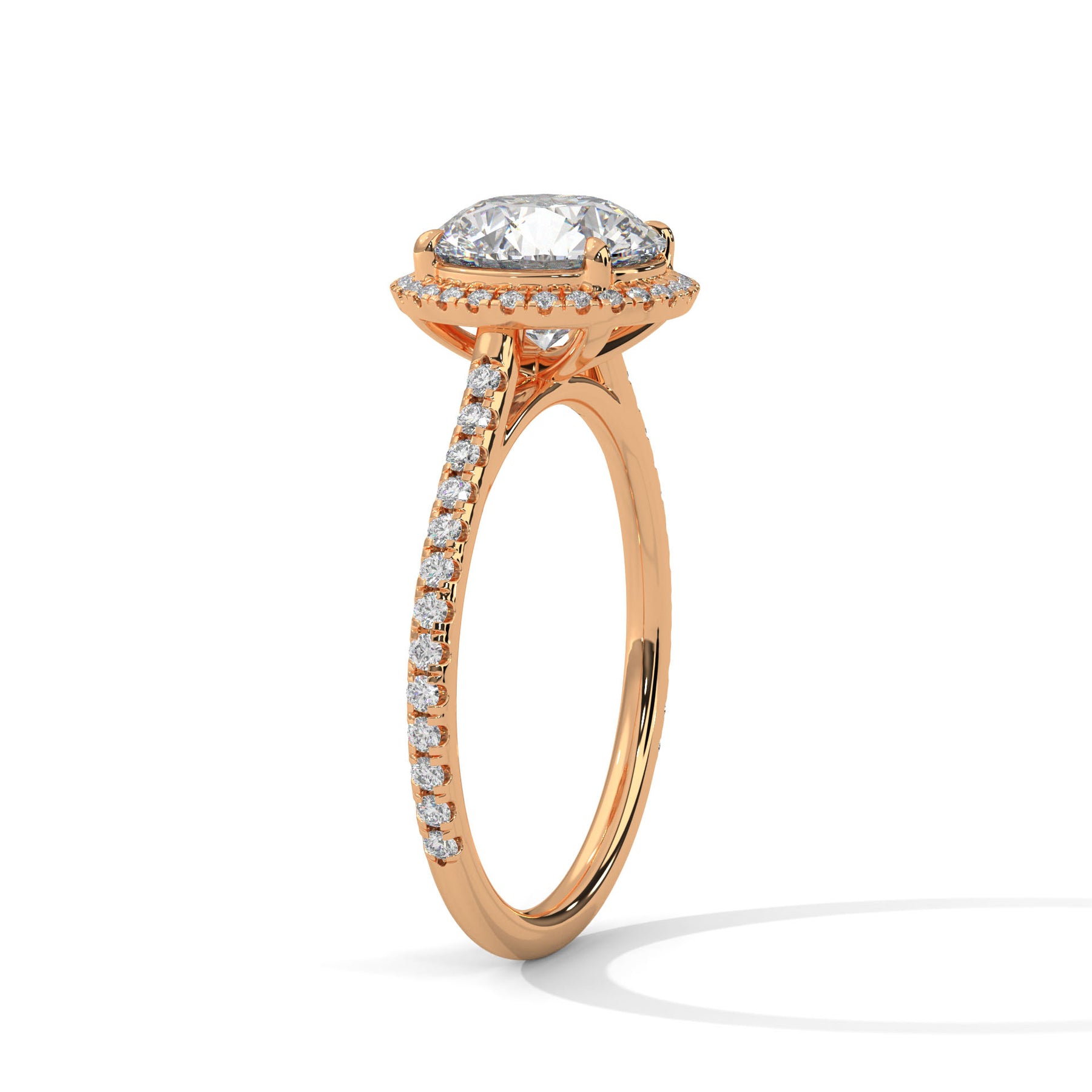 14K Rose Gold 18K Rose Gold Round