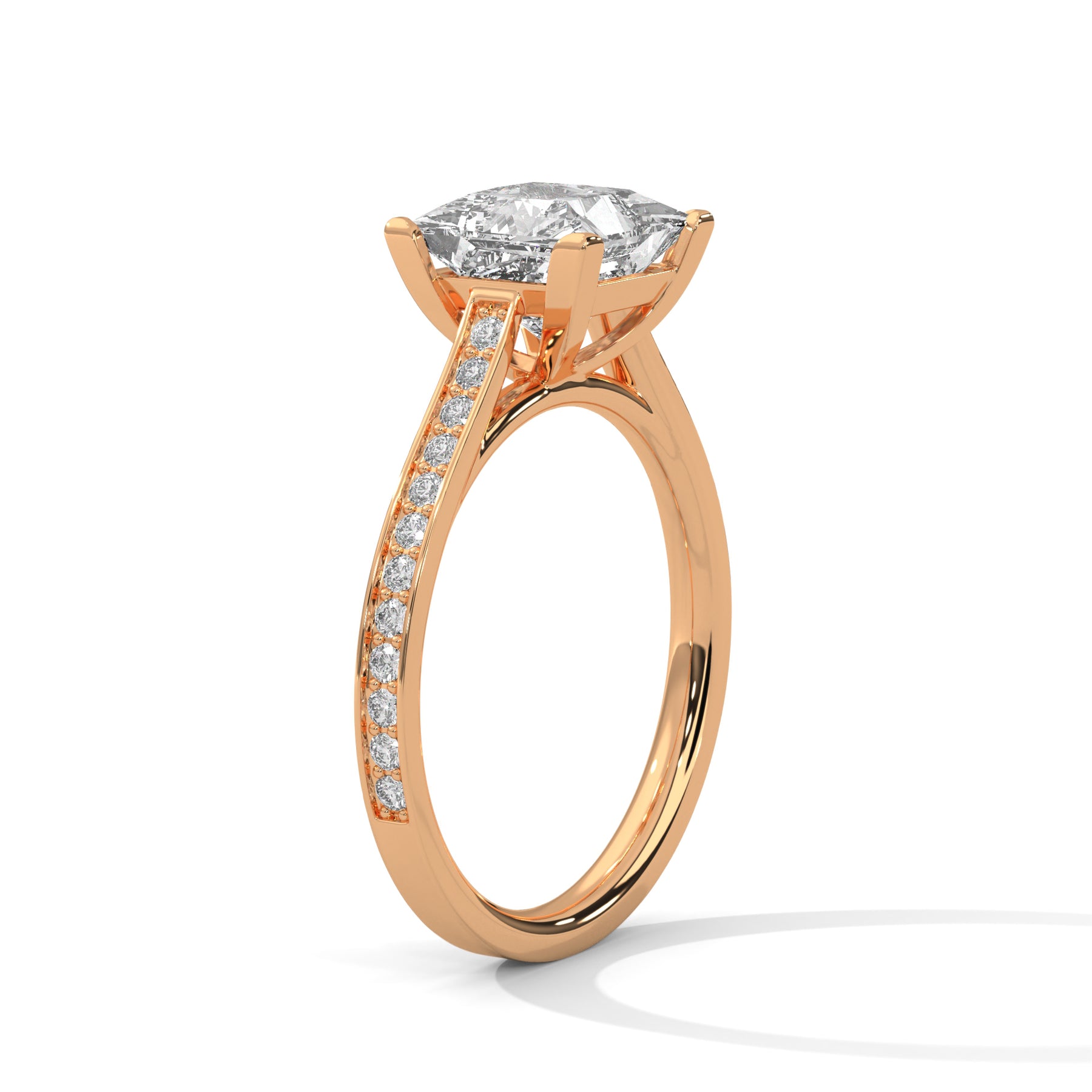 14K Rose Gold 18K Rose Gold Princess