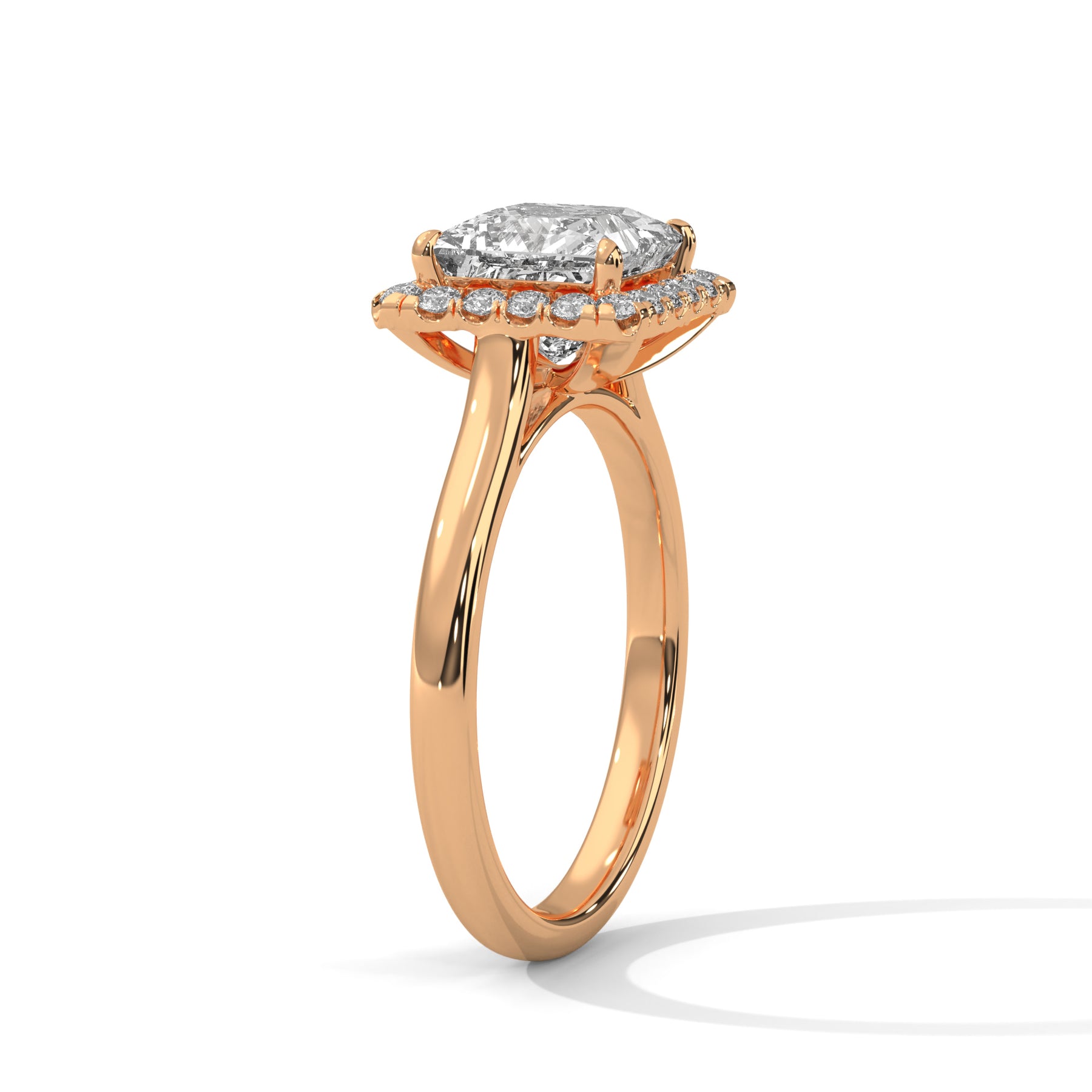 14K Rose Gold 18K Rose Gold Princess