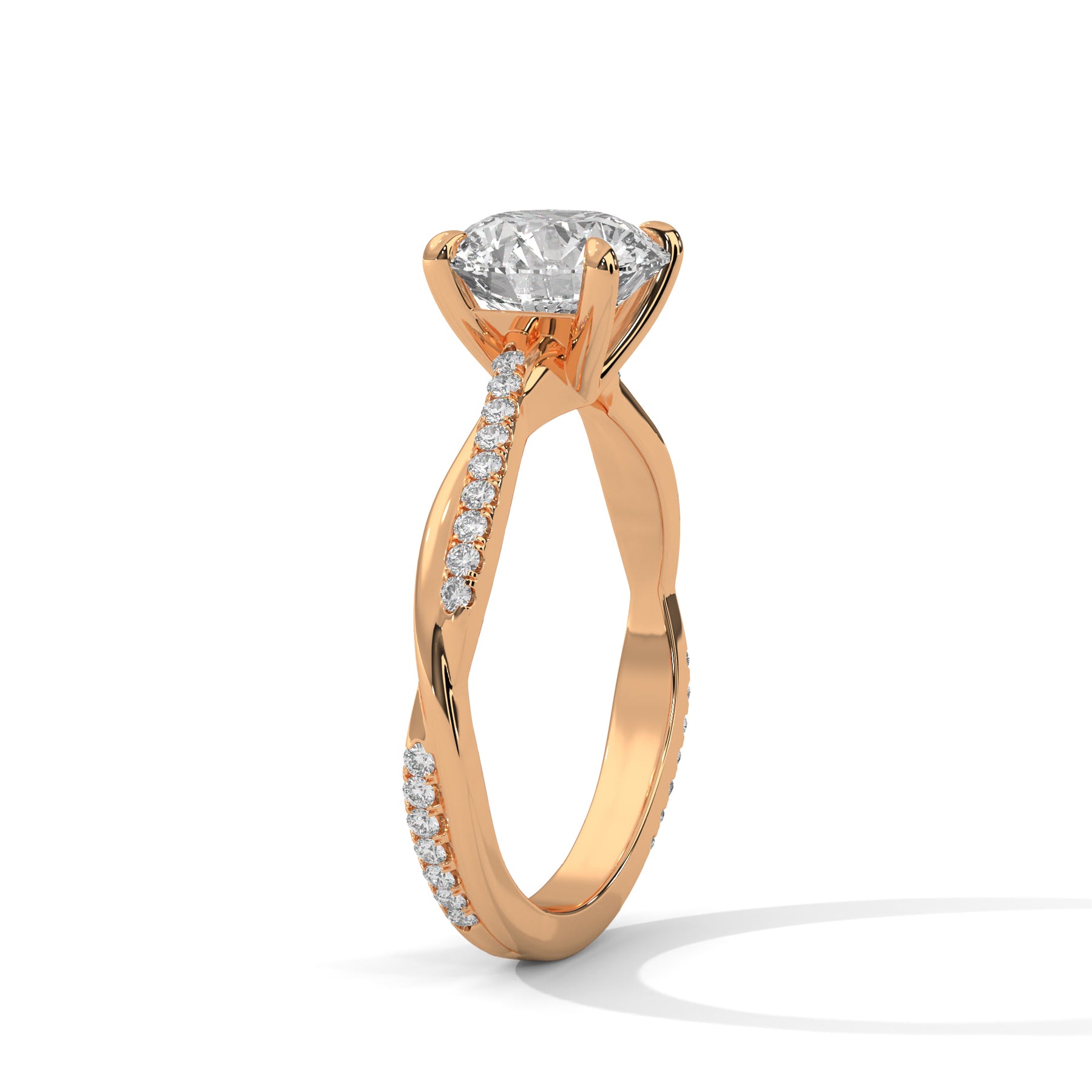 14K Rose Gold 18K Rose Gold Round