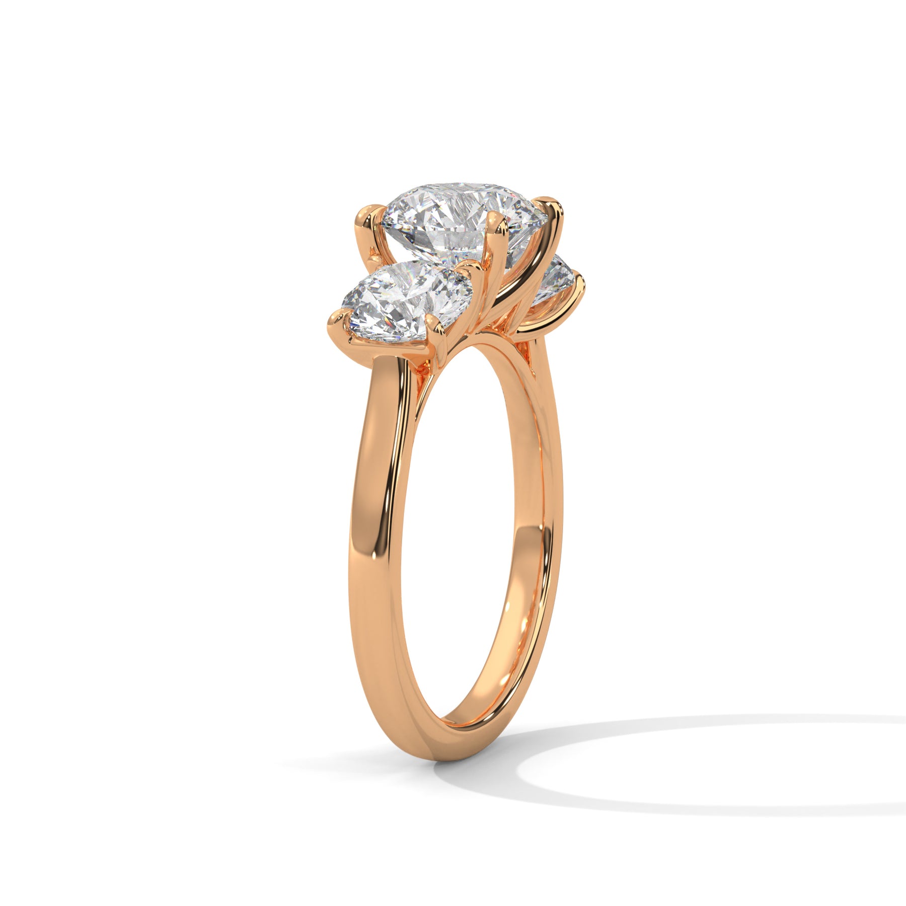 14K Rose Gold 18K Rose Gold Round