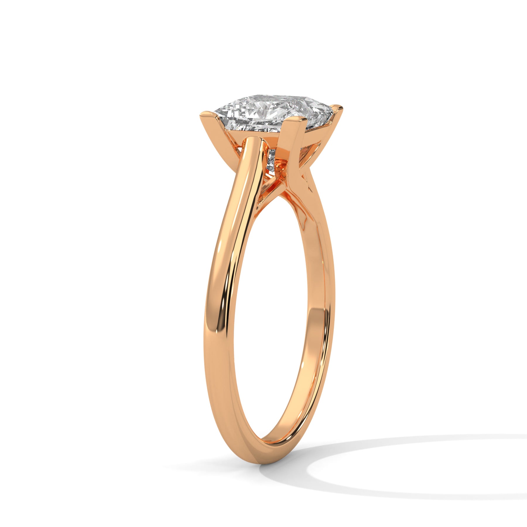 14K Rose Gold 18K Rose Gold Princess