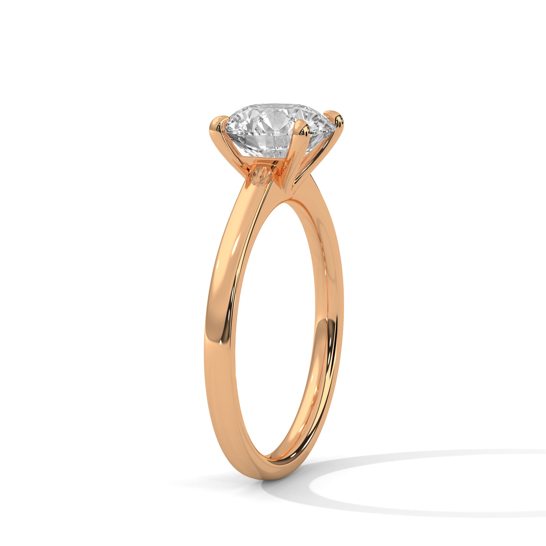 14K Rose Gold 18K Rose Gold Round
