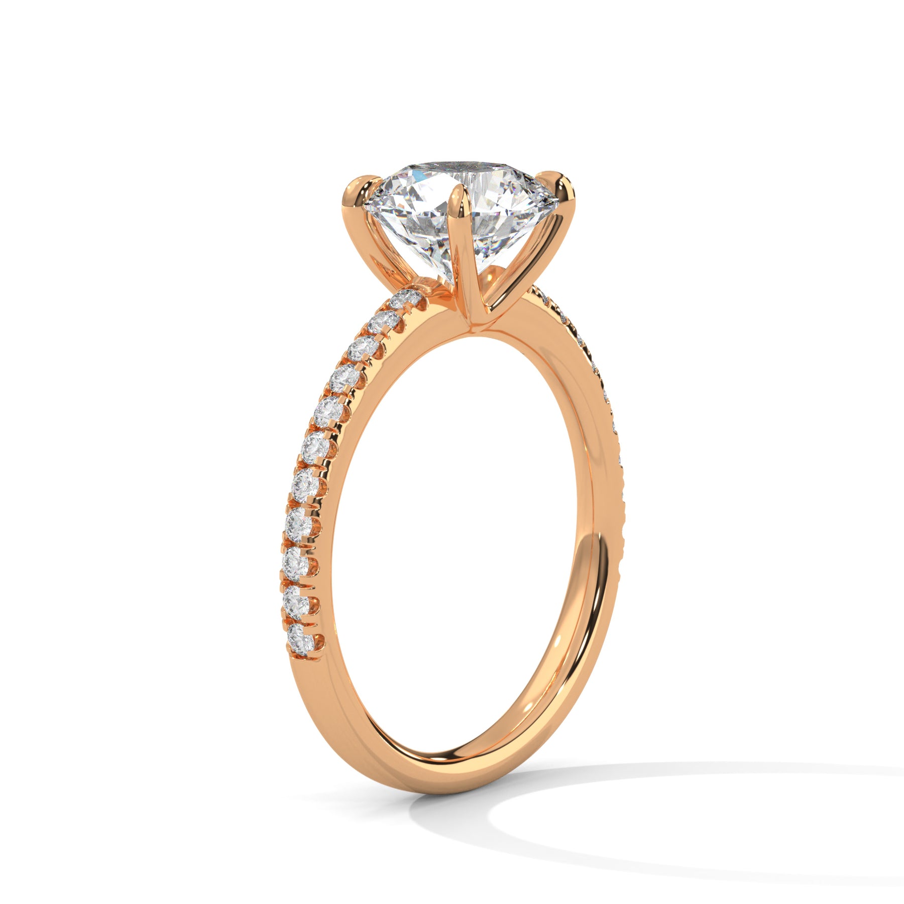 14K Rose Gold 18K Rose Gold Round