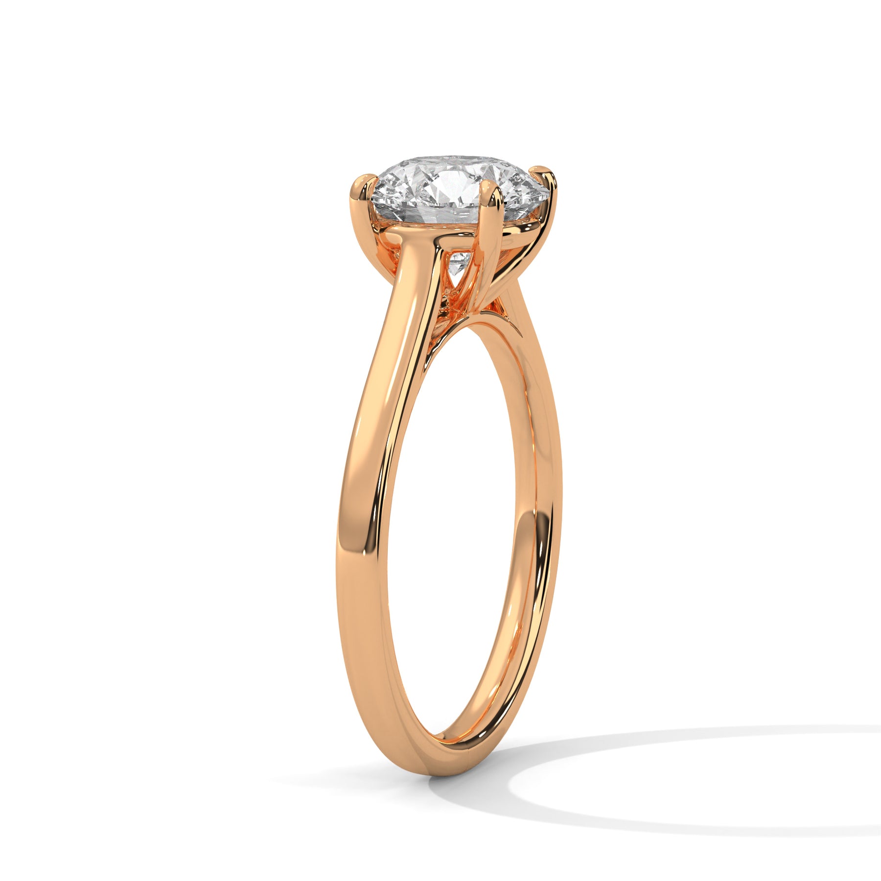 14K Rose Gold 18K Rose Gold Round