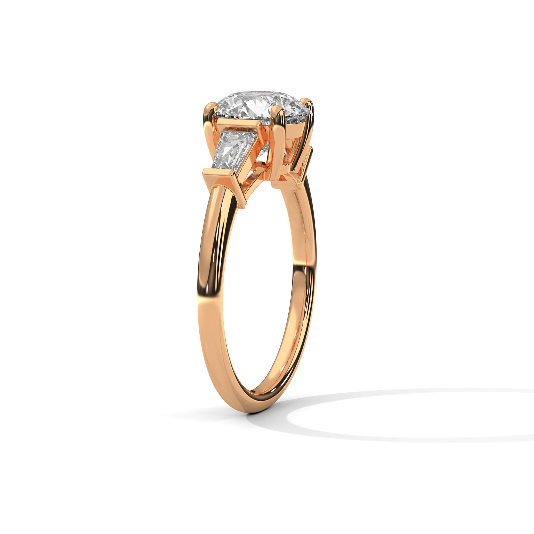 14K Rose Gold 18K Rose Gold Round