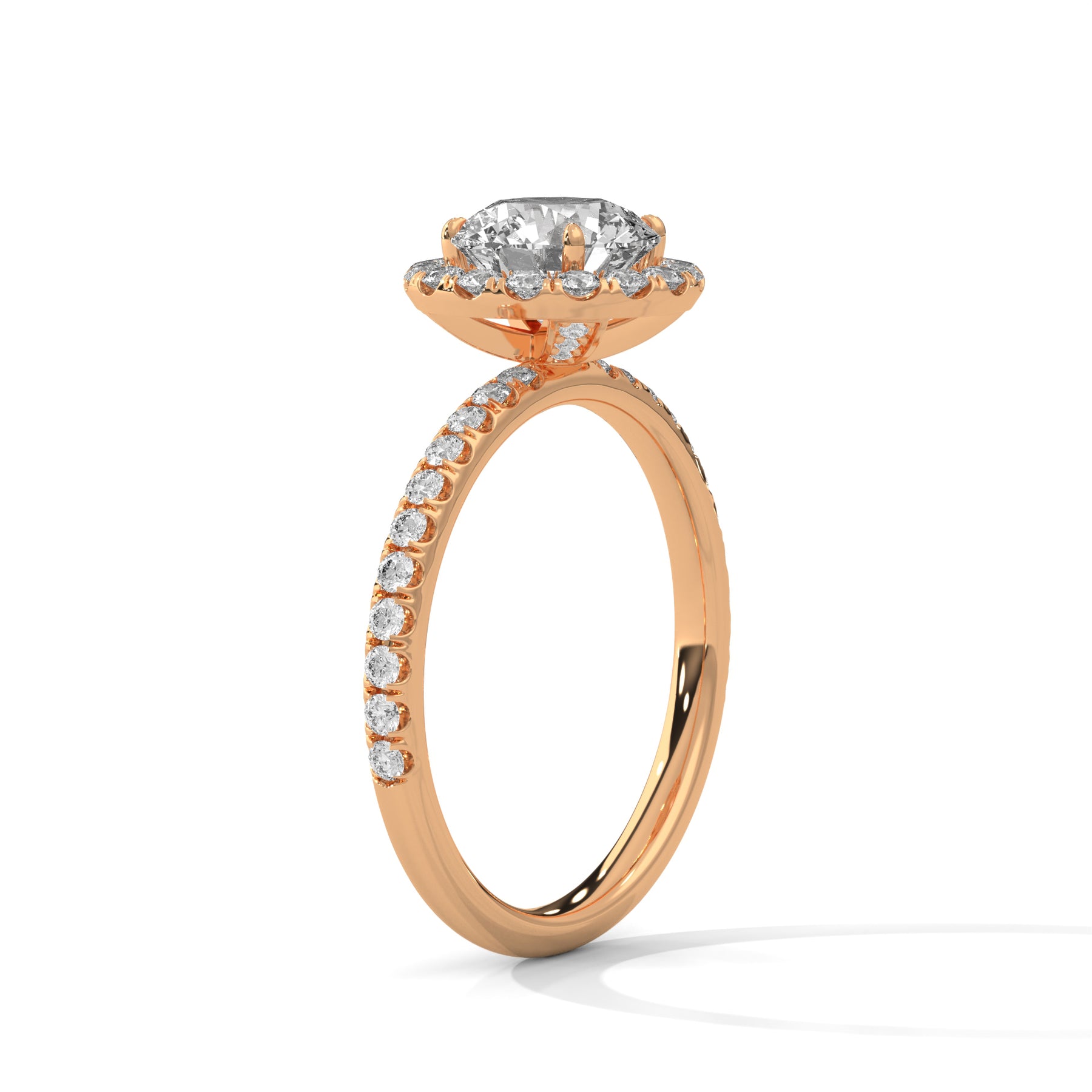 14K Rose Gold 18K Rose Gold Round
