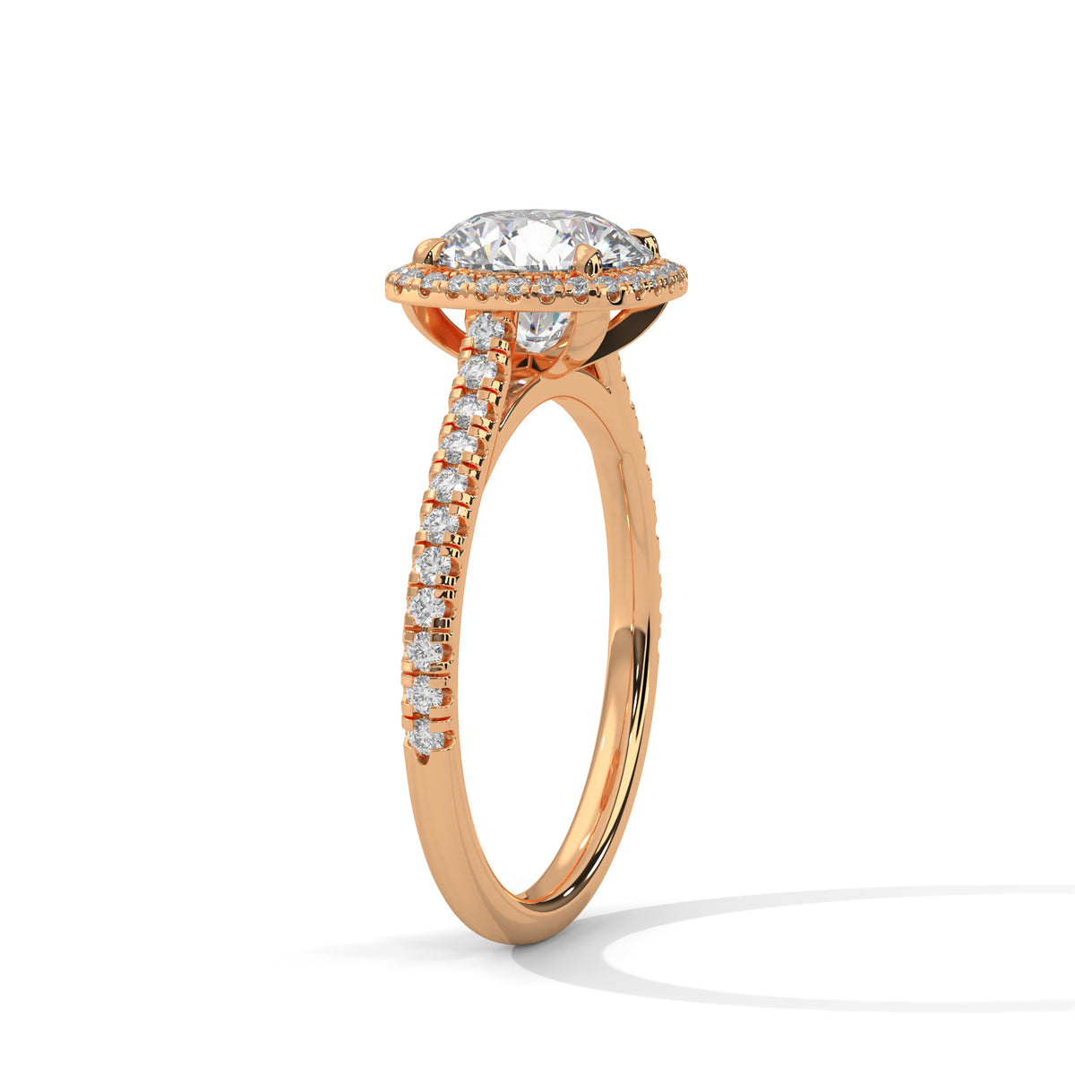 14K Rose Gold 18K Rose Gold Round