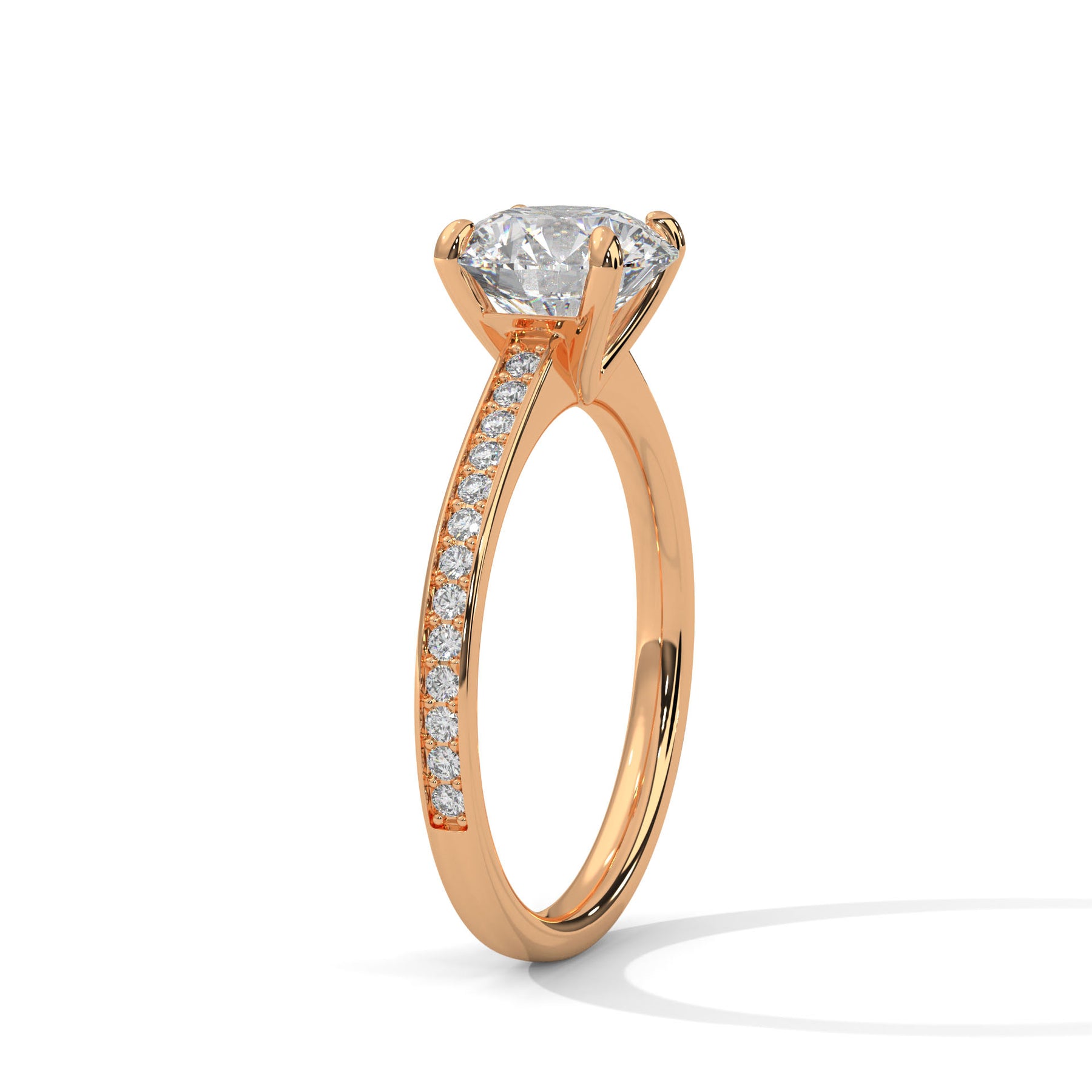 14K Rose Gold 18K Rose Gold Round