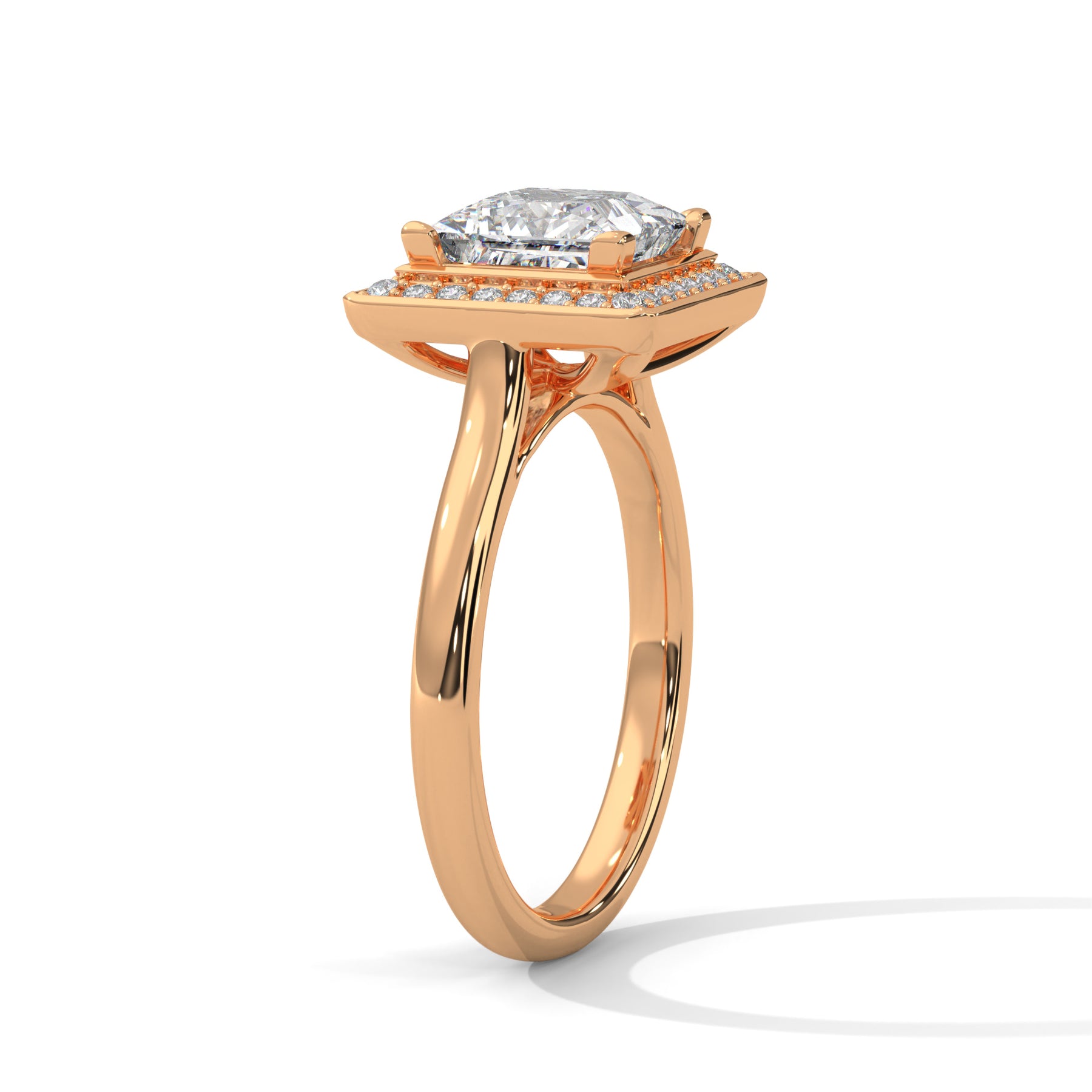 14K Rose Gold 18K Rose Gold Princess