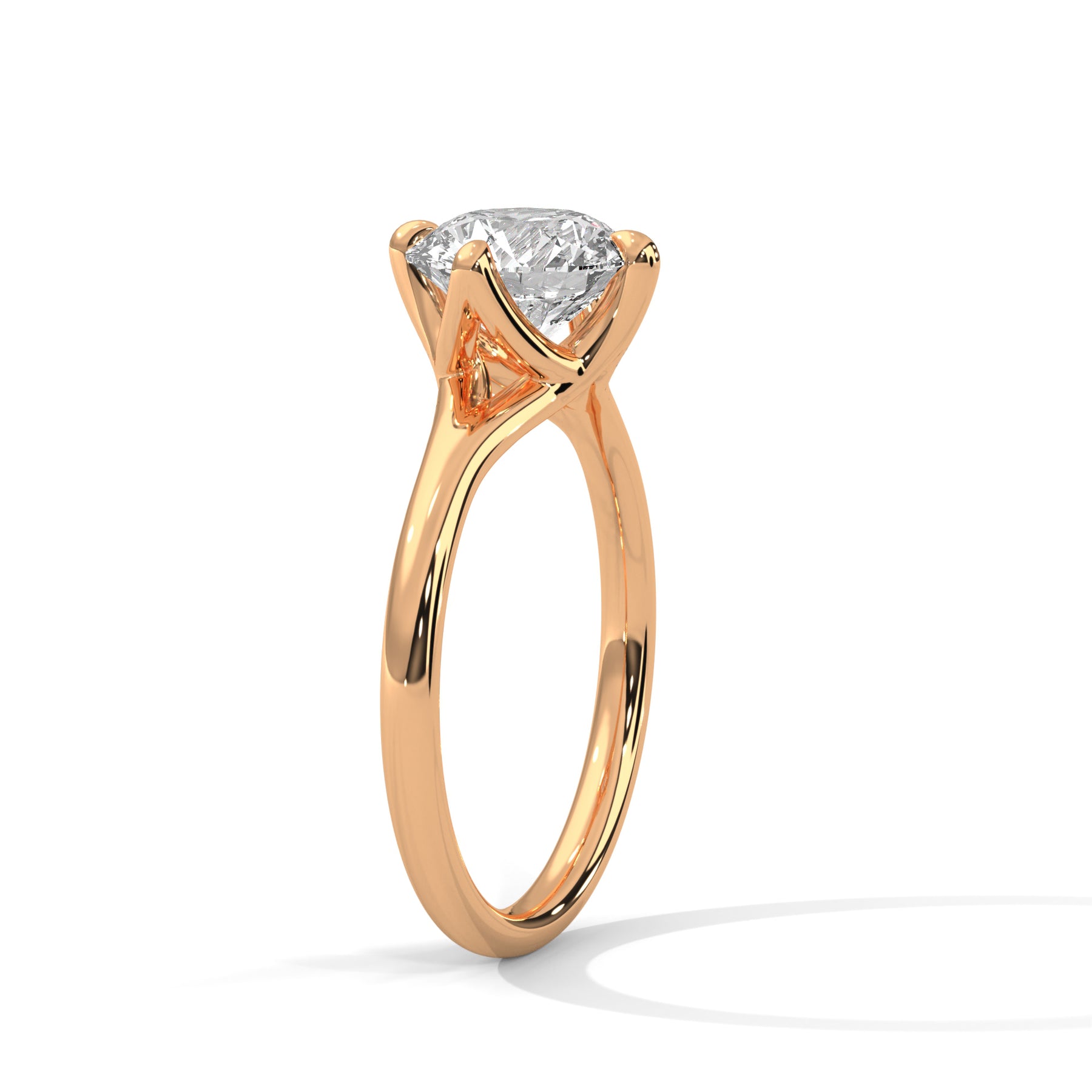 14K Rose Gold 18K Rose Gold Round