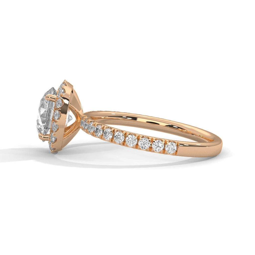 14K Rose Gold 18K Rose Gold Round