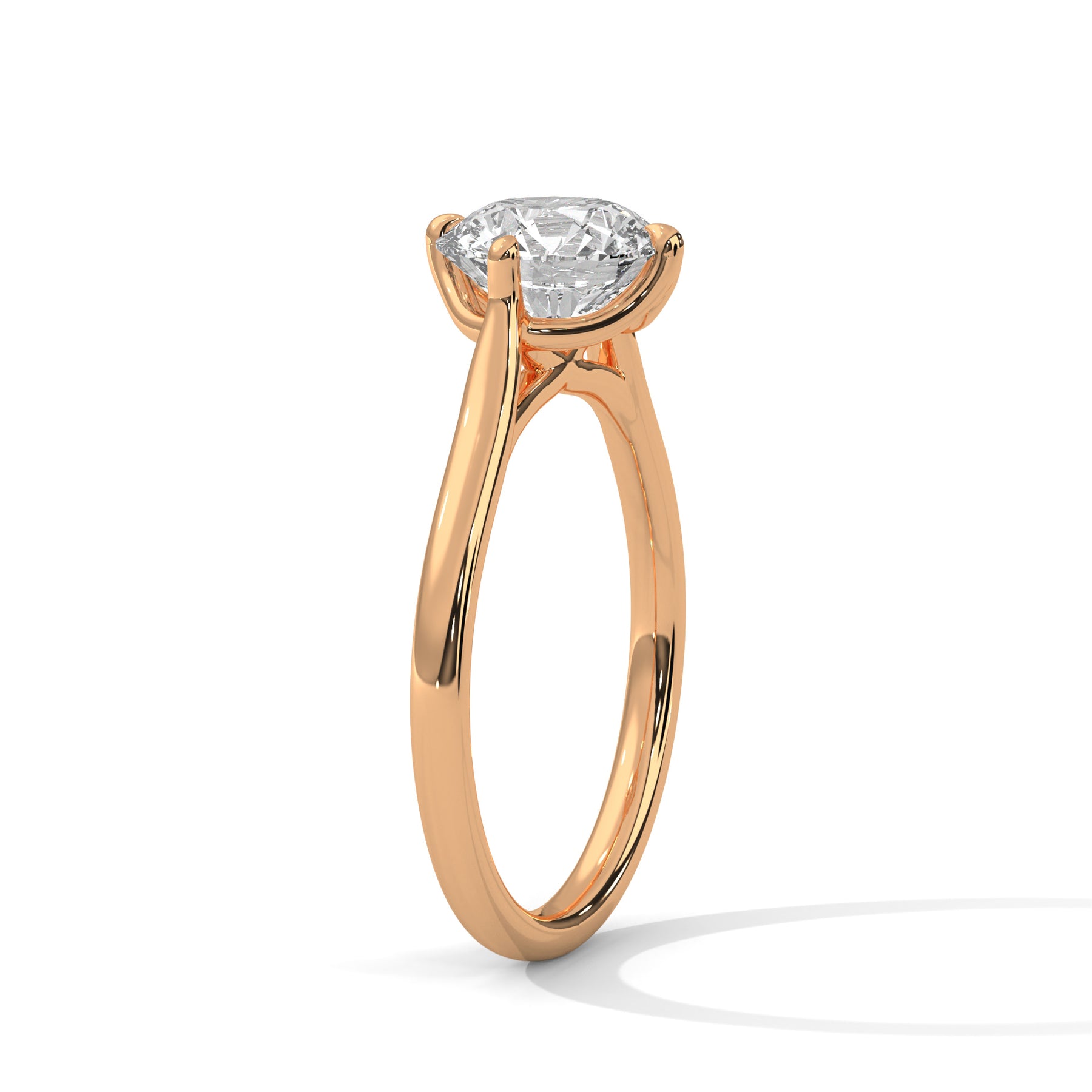 14K Rose Gold 18K Rose Gold Round