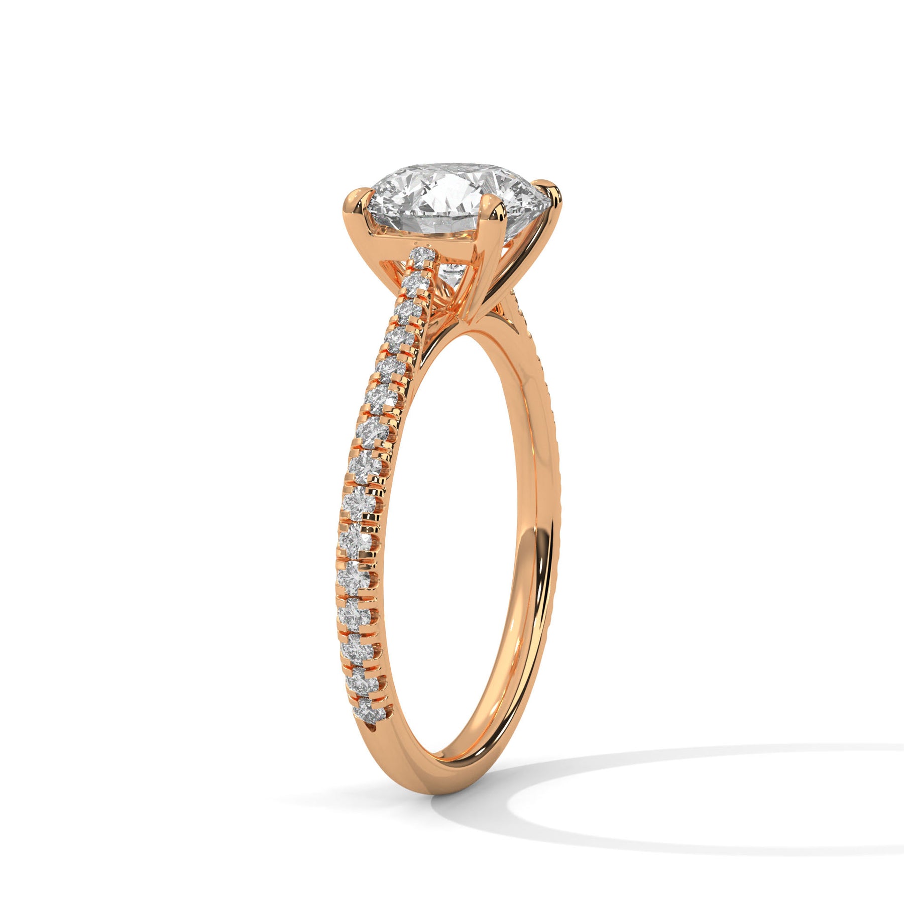 14K Rose Gold 18K Rose Gold Round