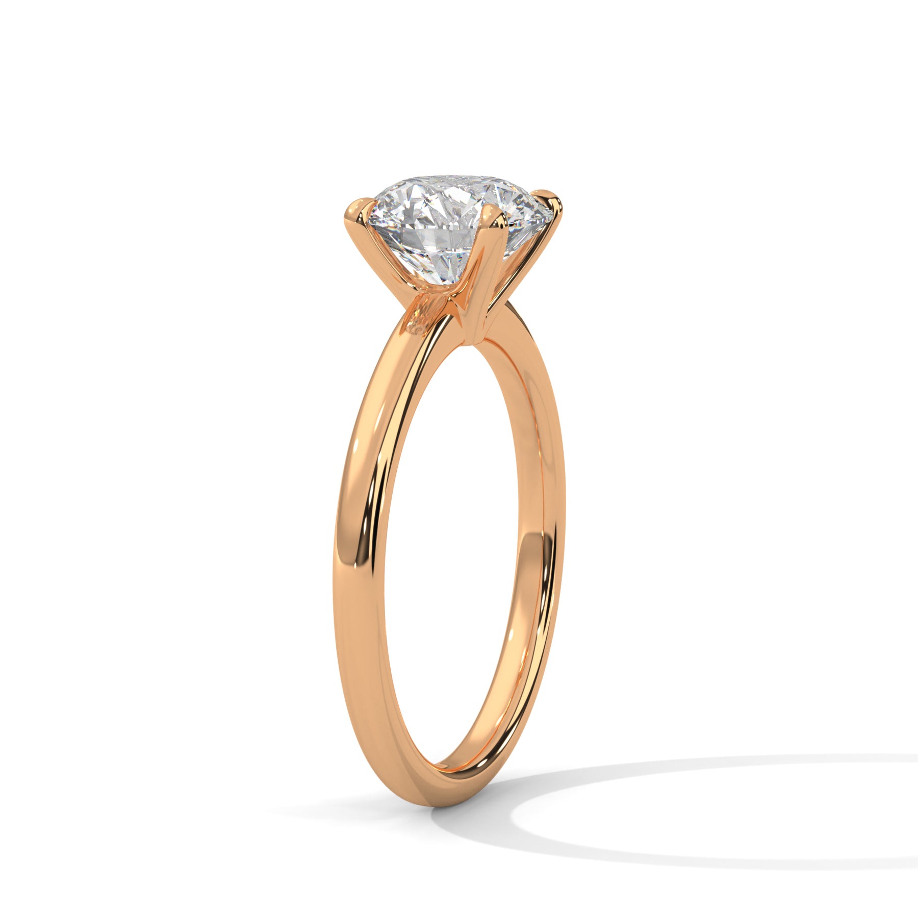 14K Rose Gold 18K Rose Gold Round