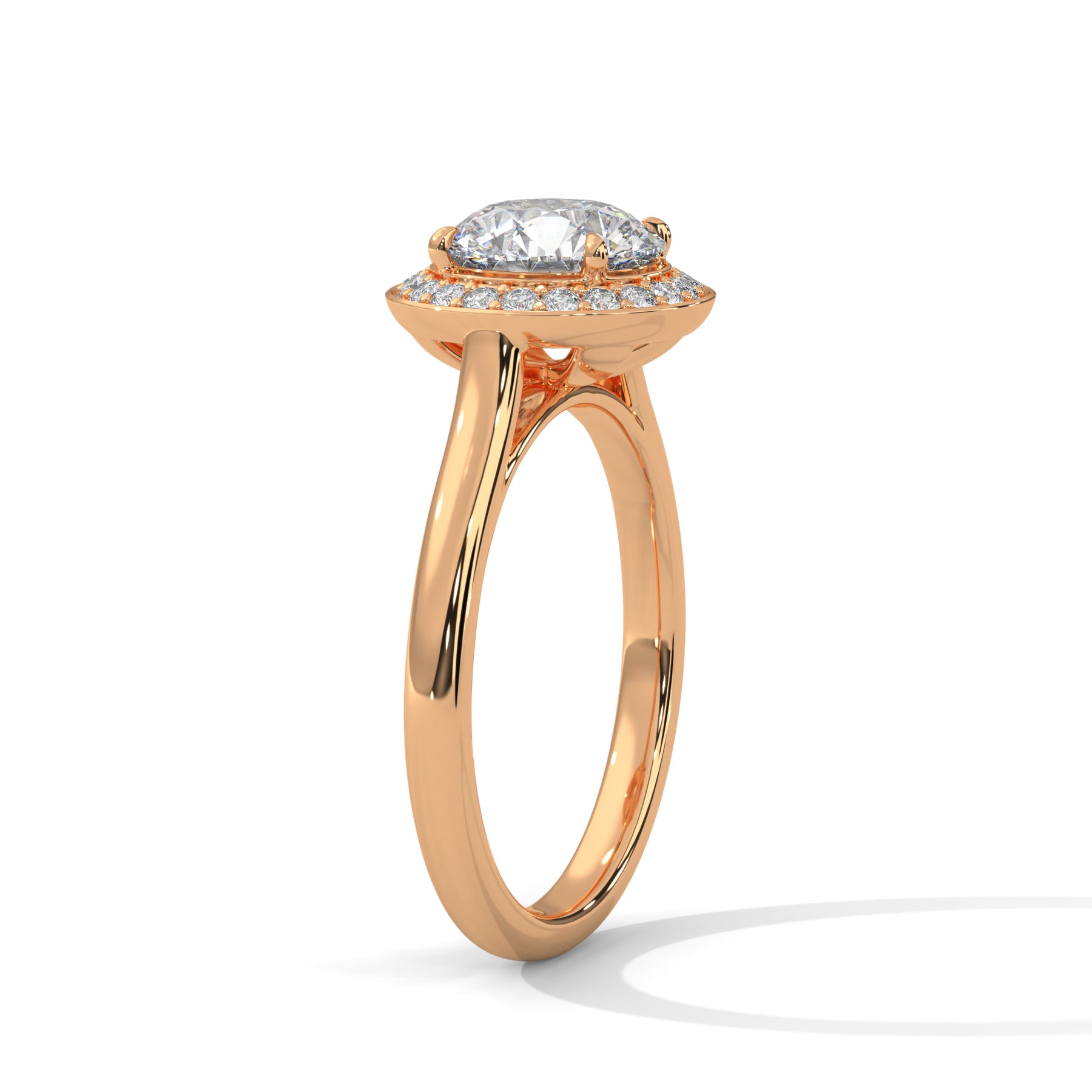 14K Rose Gold 18K Rose Gold Round
