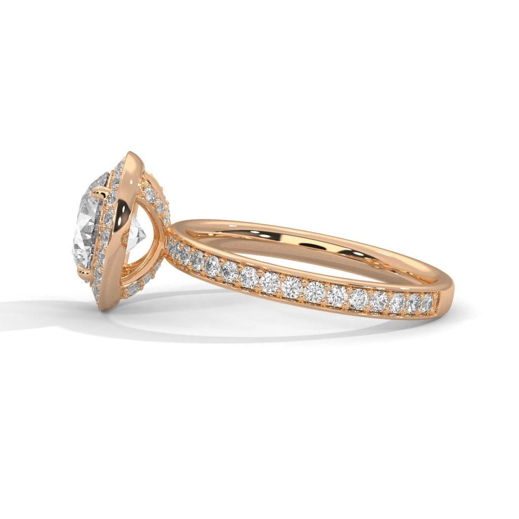 14K Rose Gold 18K Rose Gold Round