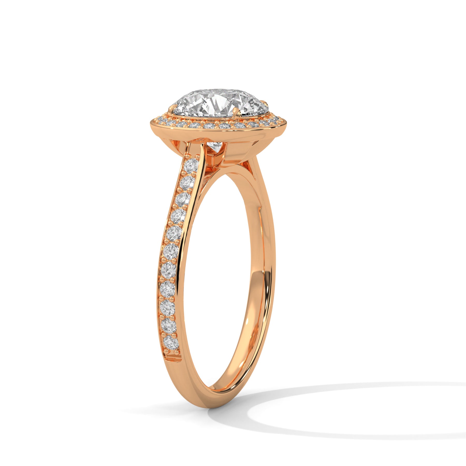 14K Rose Gold 18K Rose Gold Round
