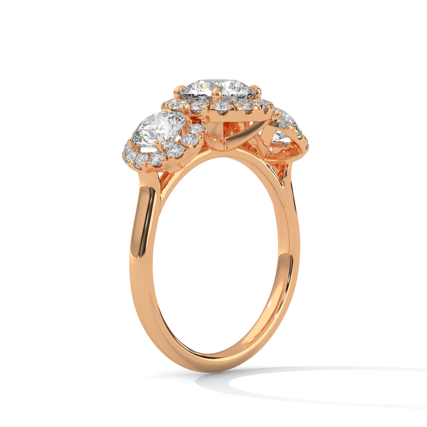 14K Rose Gold 18K Rose Gold Round