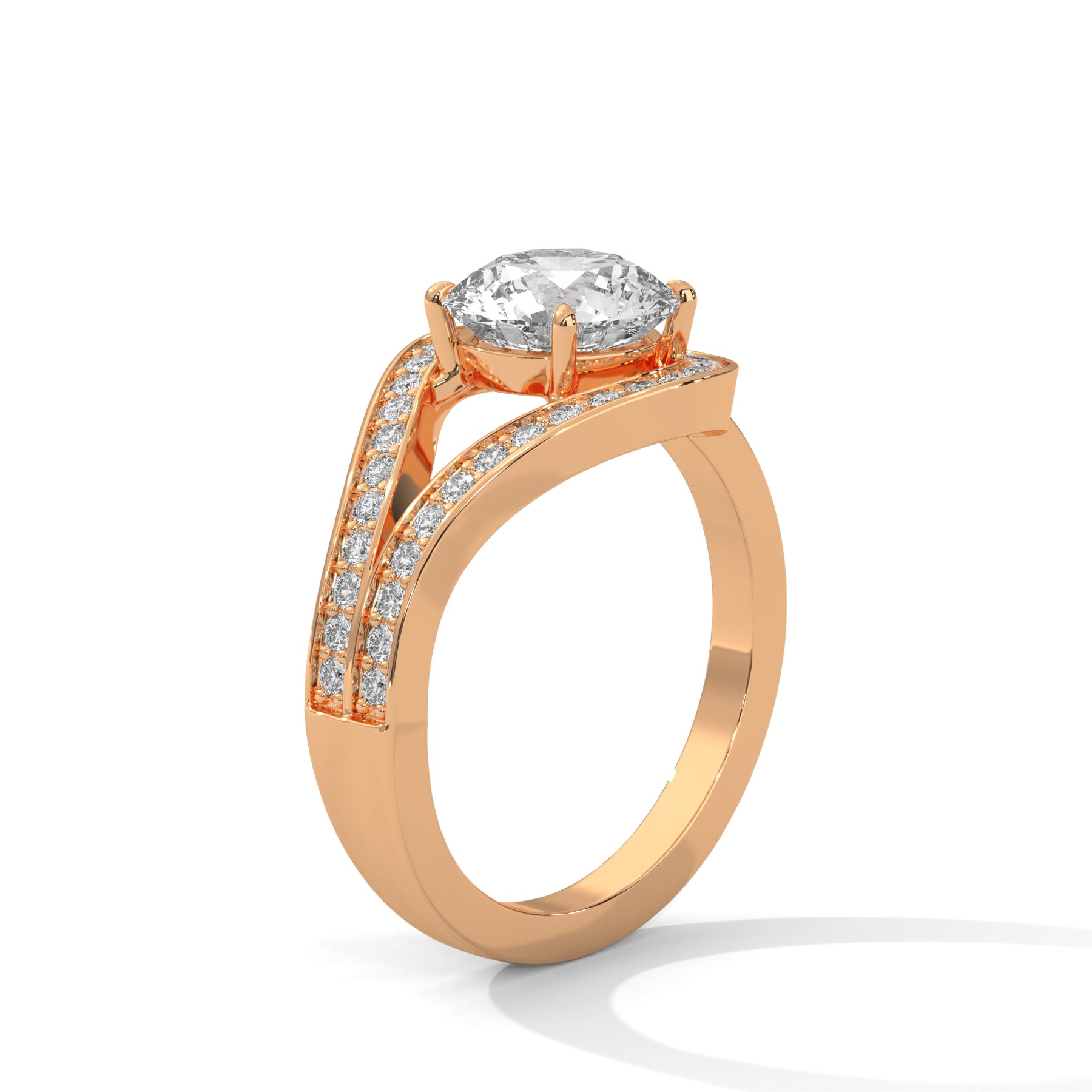 14K Rose Gold 18K Rose Gold Round