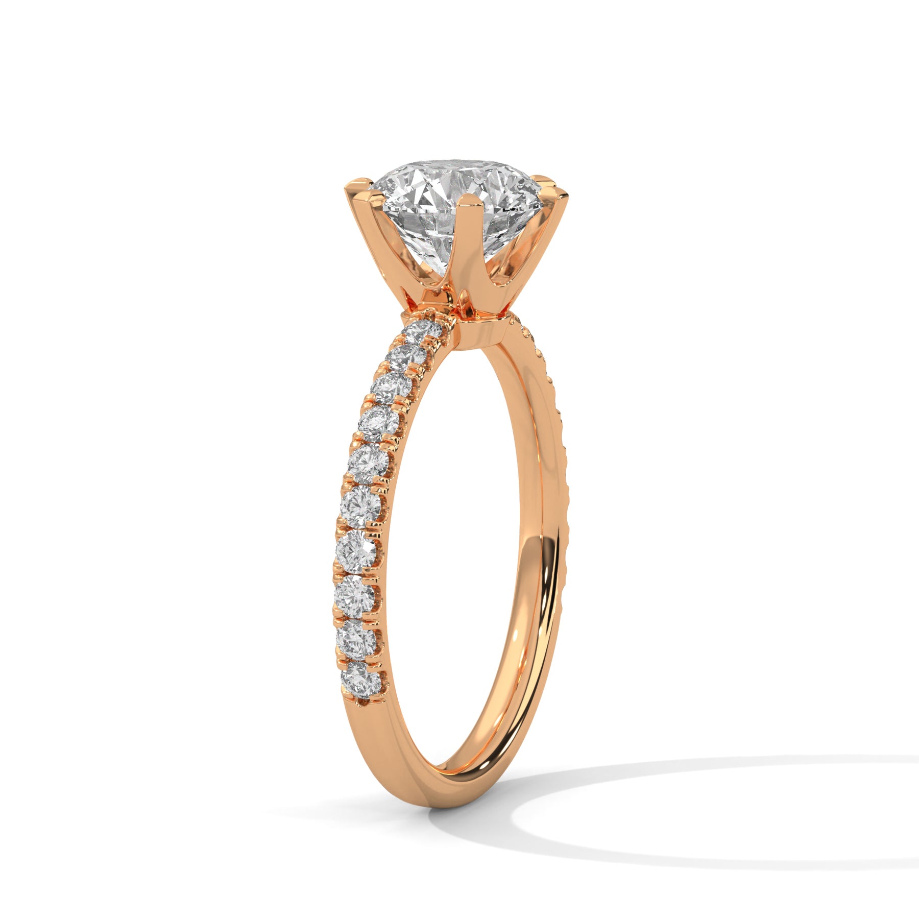 14K Rose Gold 18K Rose Gold Round