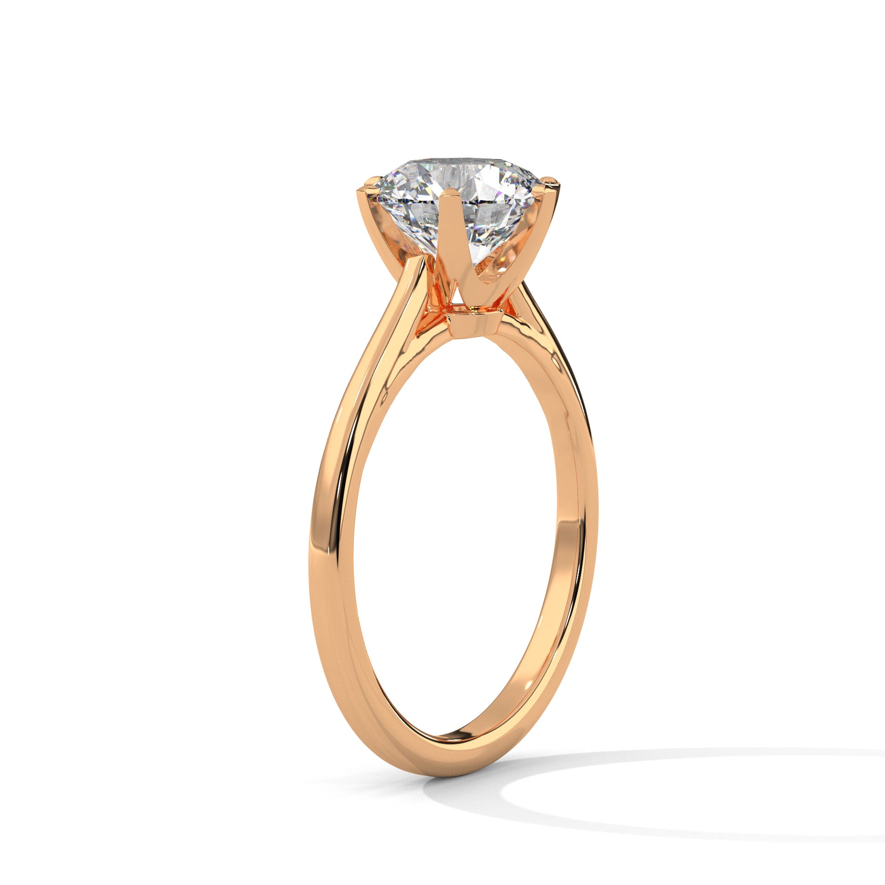 14K Rose Gold 18K Rose Gold Round