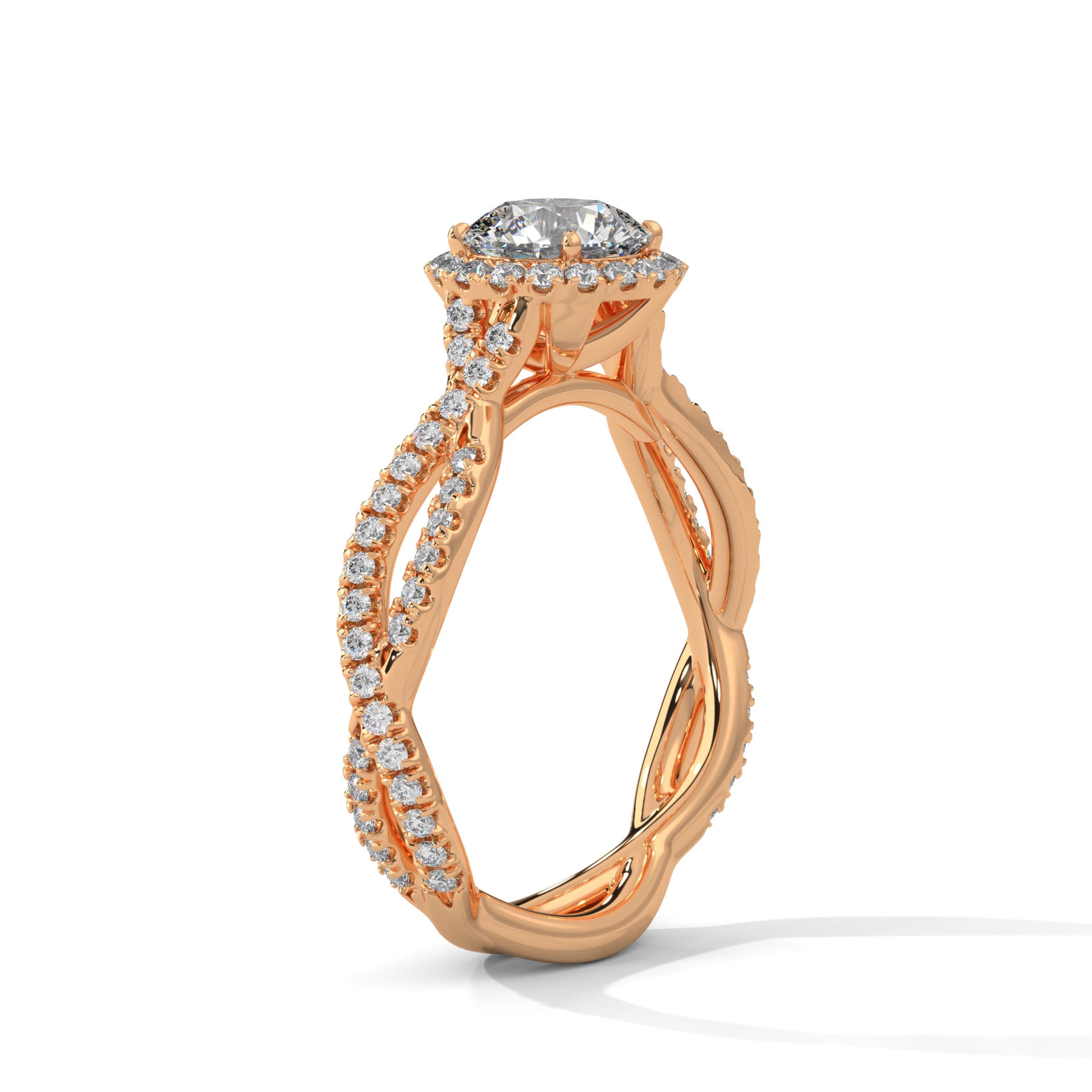 14K Rose Gold 18K Rose Gold Round