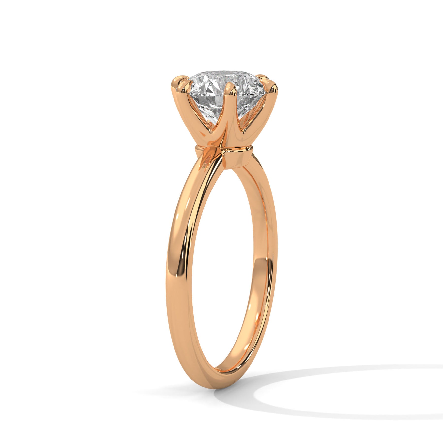 14K Rose Gold 18K Rose Gold Round